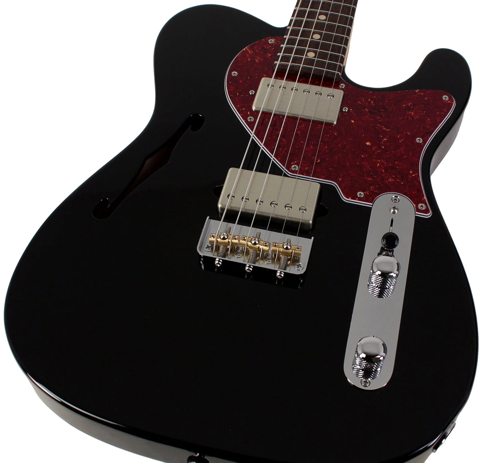 Suhr Alt T Guitar, Black, Rosewood - Image 3