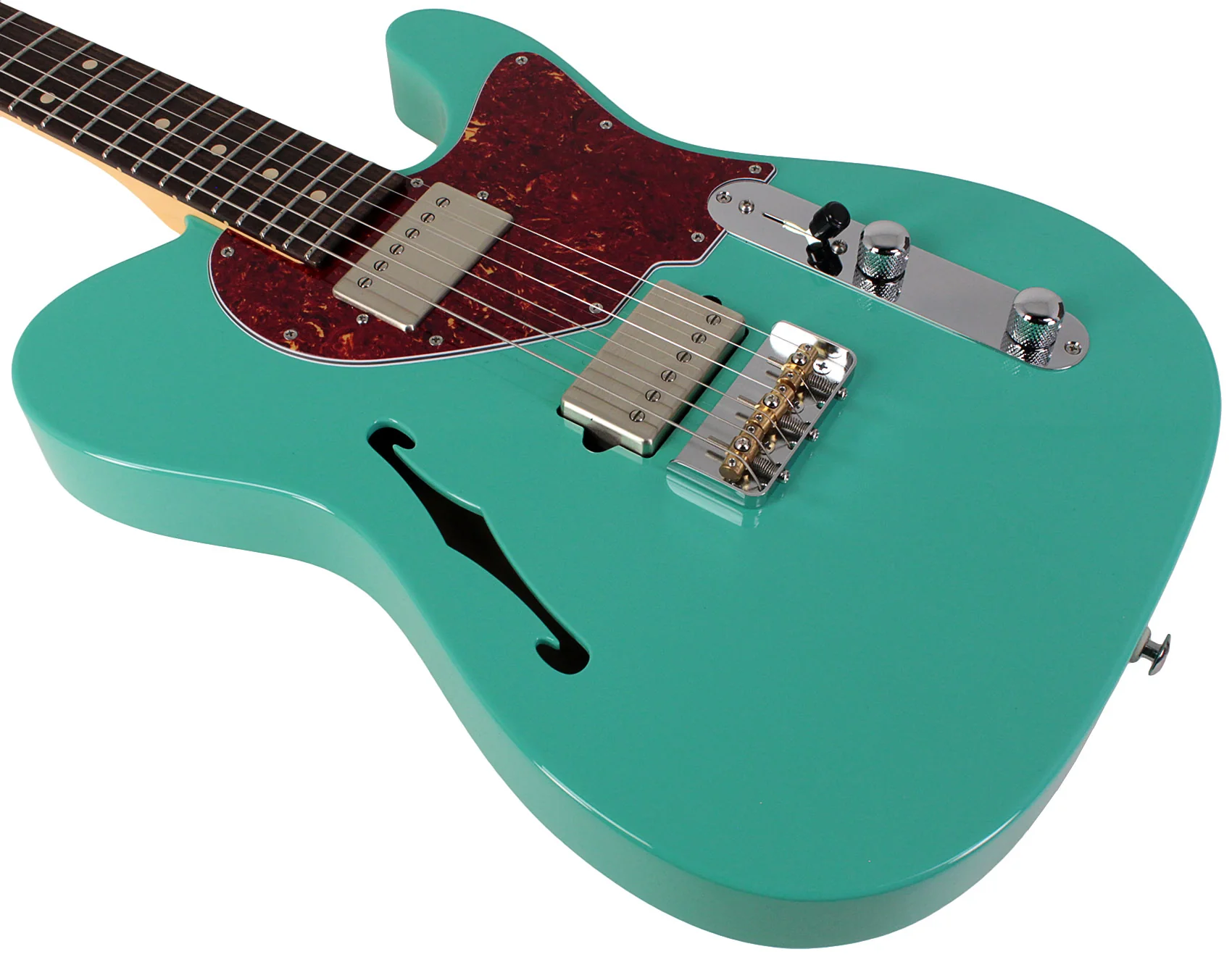 Suhr Alt T Guitar, Seafoam Green, Rosewood - Image 3