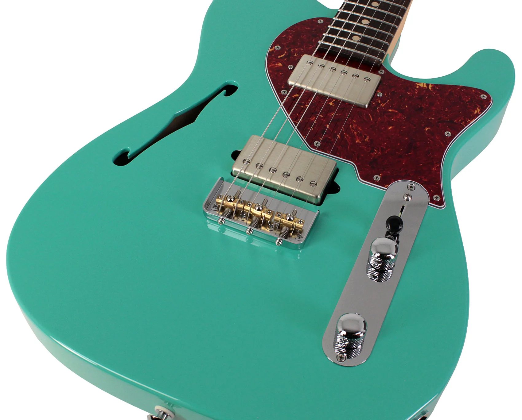 Suhr Alt T Guitar, Seafoam Green, Rosewood - Image 4