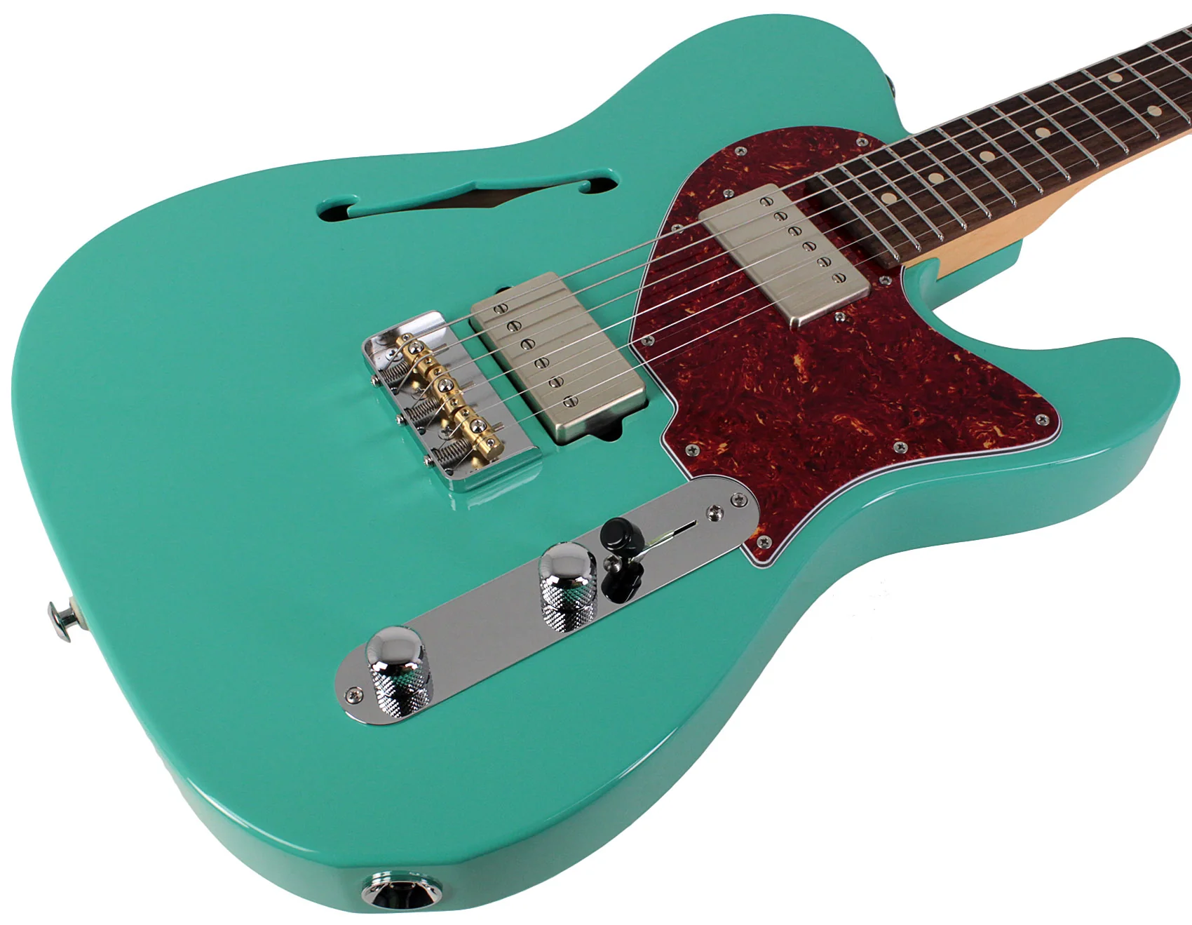 Suhr Alt T Guitar, Seafoam Green, Rosewood - Image 2