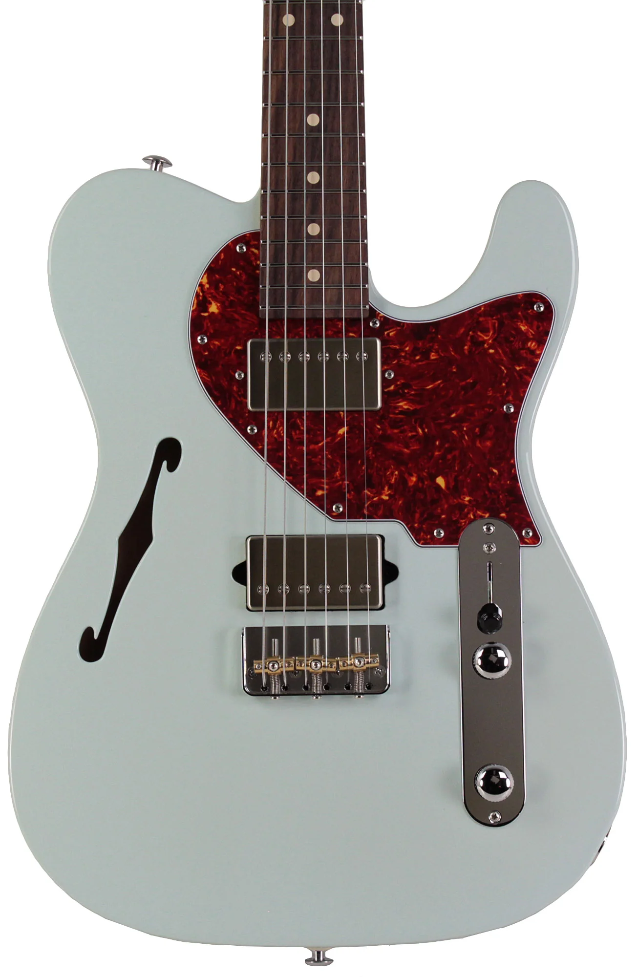 Suhr Alt T Guitar, Sonic Blue, Rosewood - Image 6