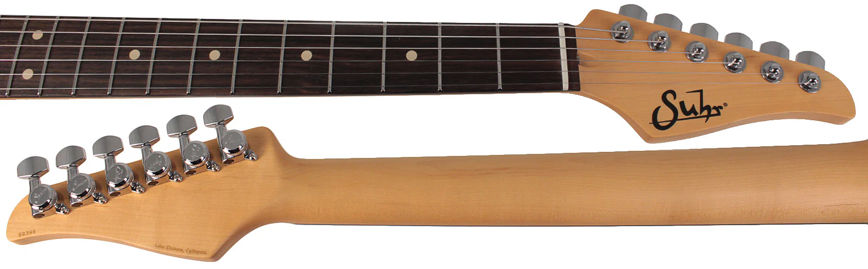 Suhr Alt T Guitar, Sonic Blue, Rosewood - Image 8