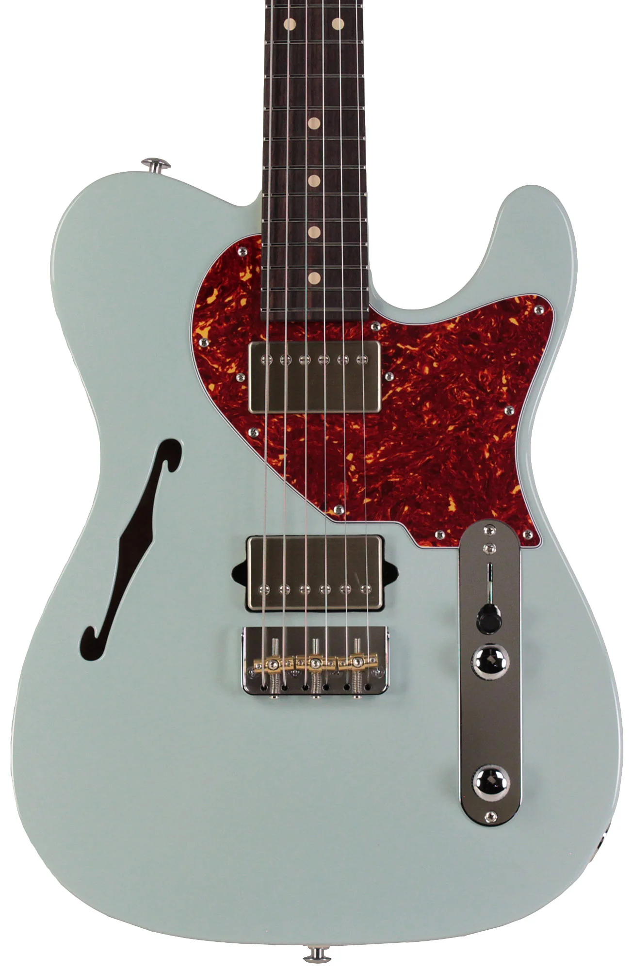 Suhr Alt T Guitar, Sonic Blue, Rosewood - Image 5