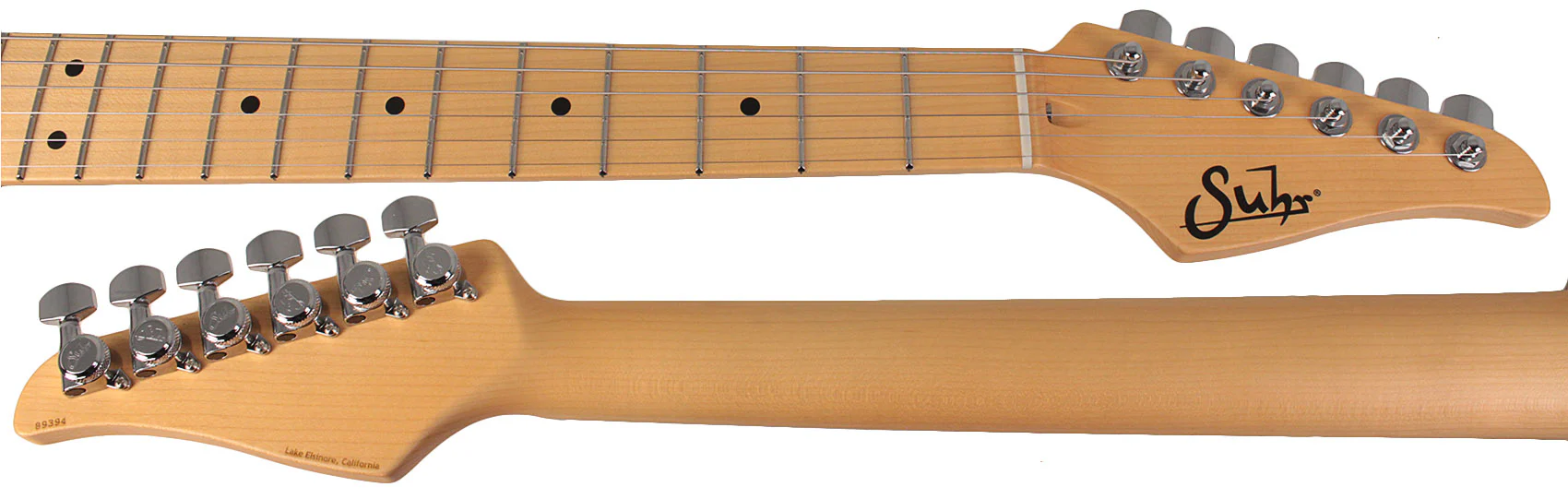 Suhr Alt T Guitar, Trans Brown, Maple - Image 8