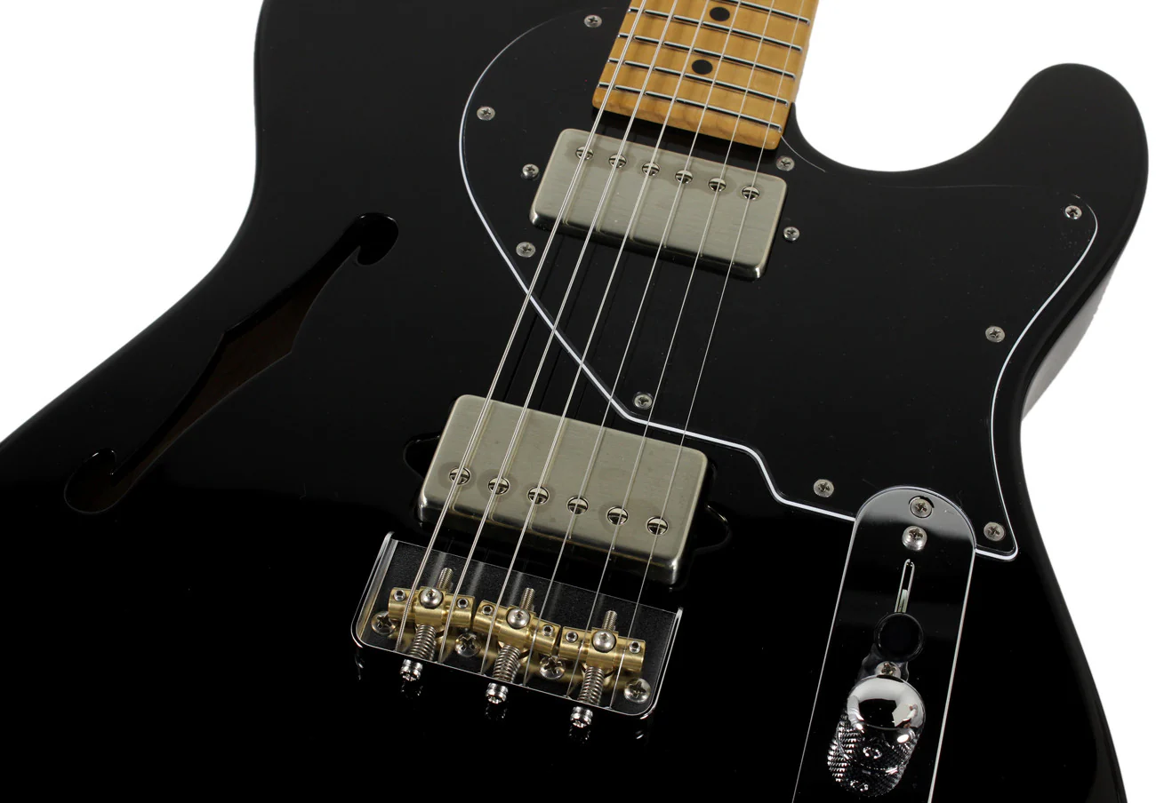Suhr Alt T Pro Guitar, Maple, Black - Image 6
