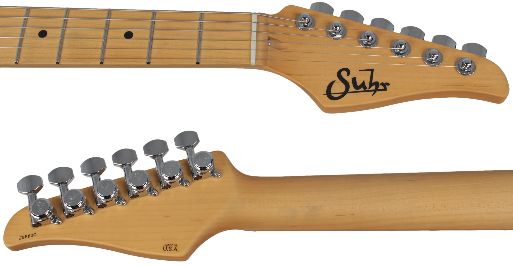 Suhr Alt T Pro Guitar, Maple, Black - Image 8