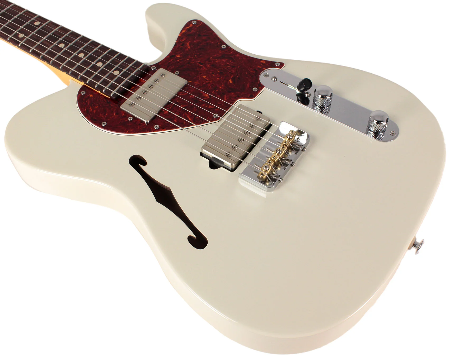 Suhr Alt T Pro Guitar, Rosewood, Olympic White - Image 4