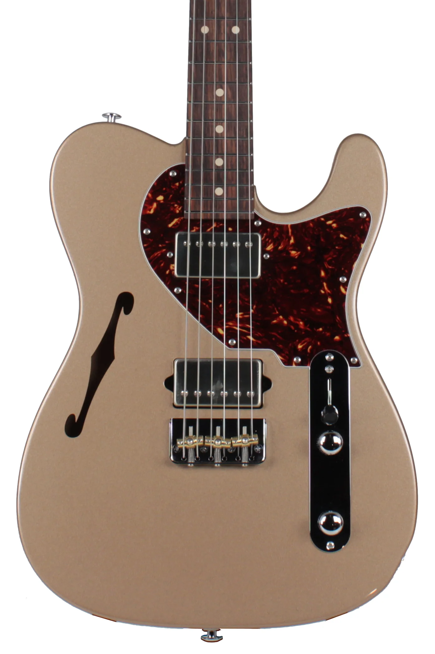 Suhr Alt T Pro Guitar, Rosewood, Shoreline Gold - Image 3