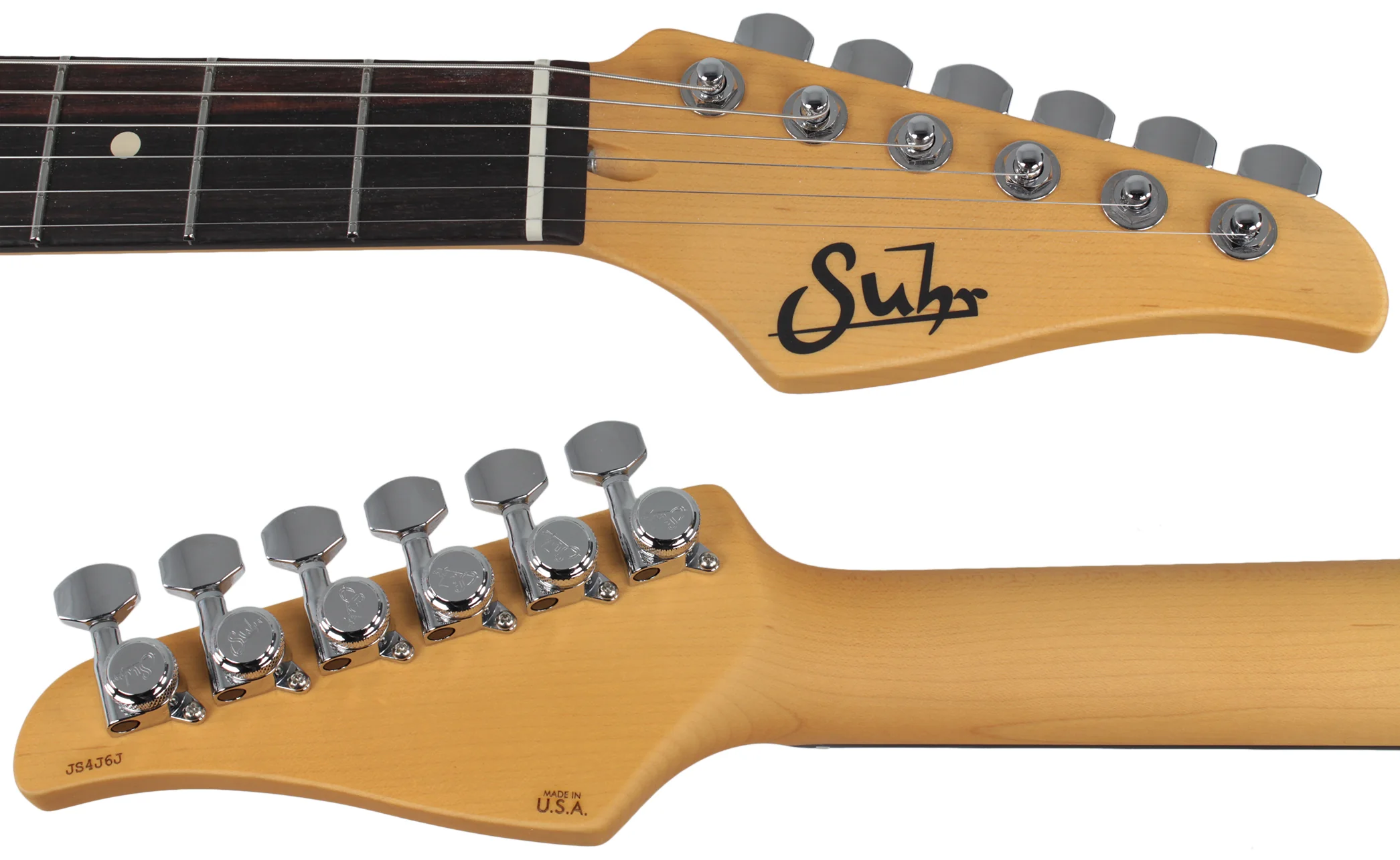 Suhr Alt T Pro Guitar, Rosewood, Shoreline Gold - Image 8