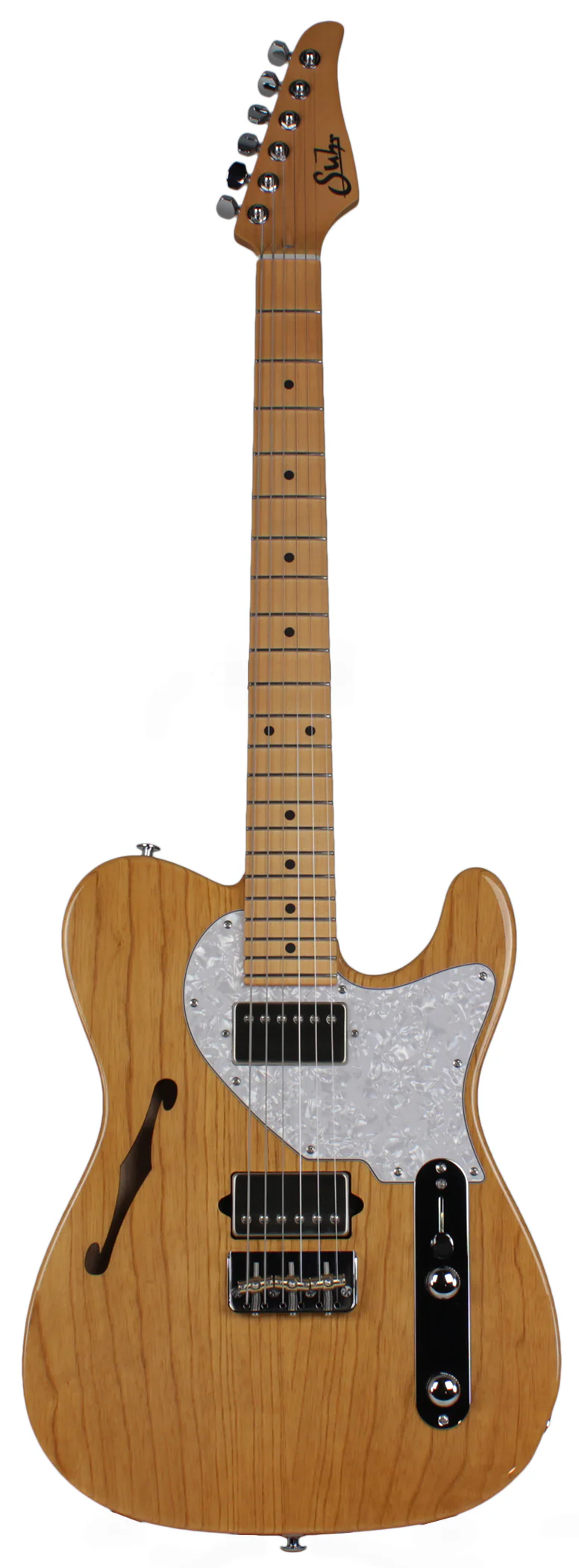 Suhr Alt T Pro Guitar, Maple, Vintage Natural, Thornbuckers
