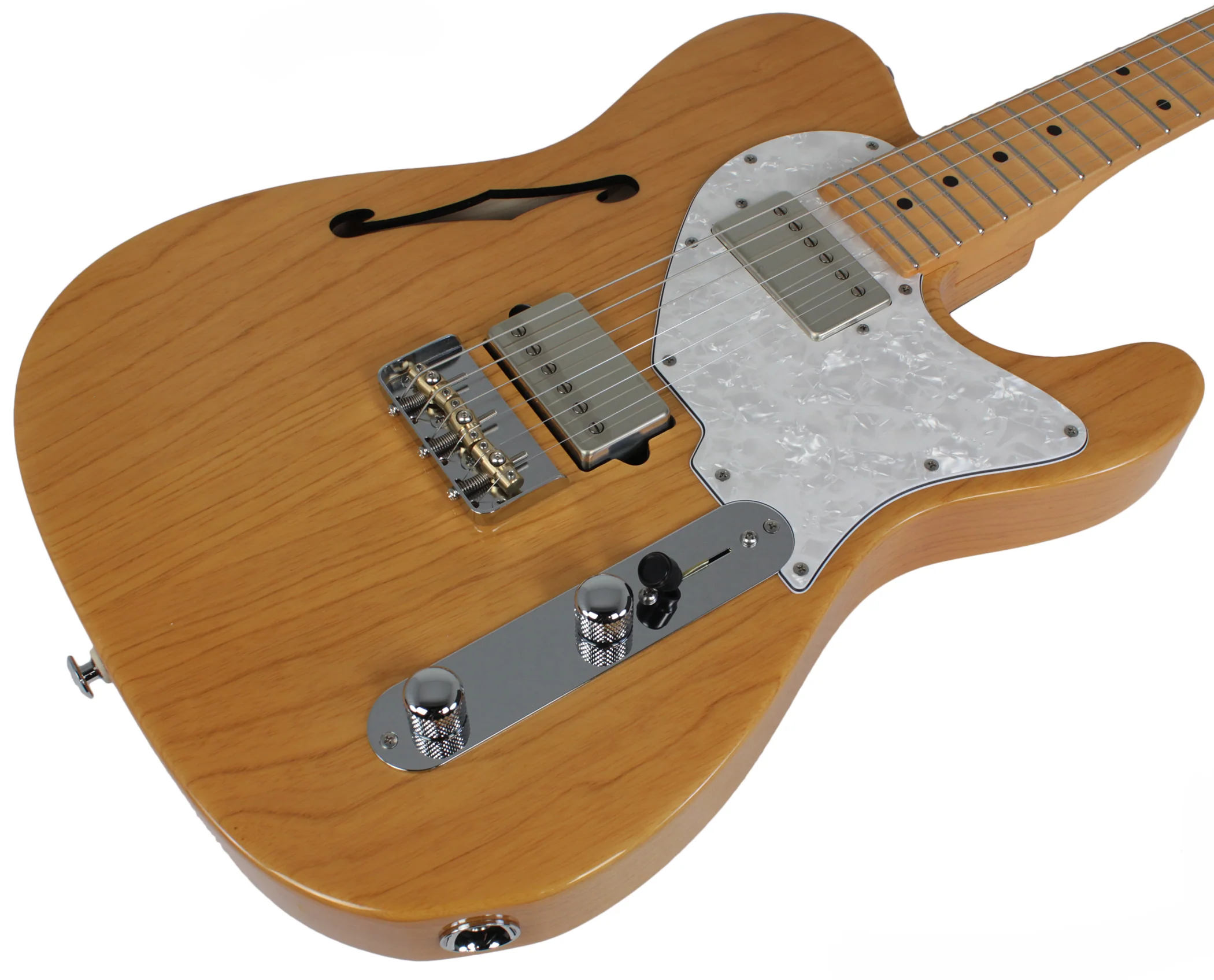Suhr Alt T Pro Guitar, Maple, Vintage Natural, Thornbuckers - Image 5