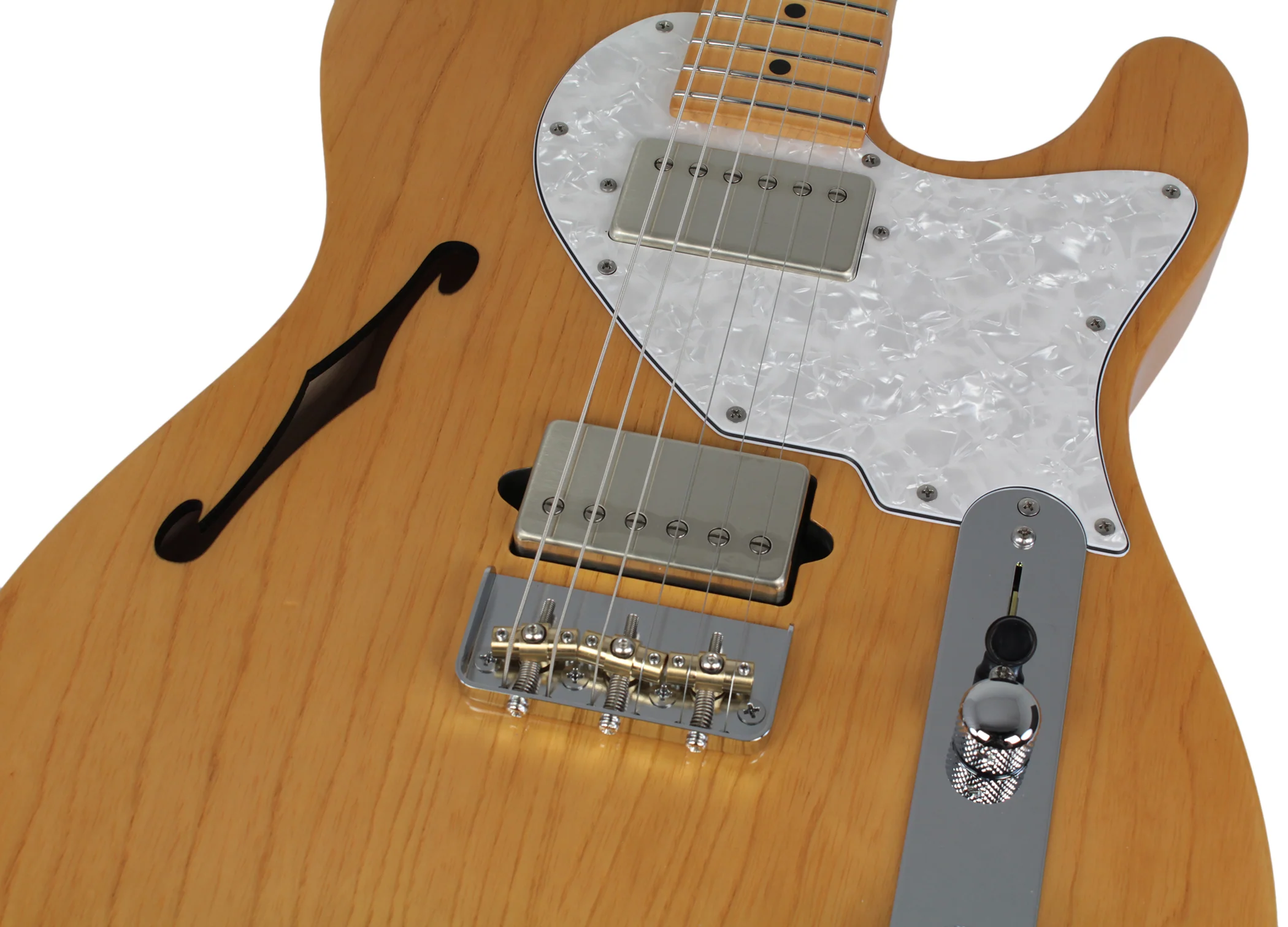 Suhr Alt T Pro Guitar, Maple, Vintage Natural, Thornbuckers - Image 6