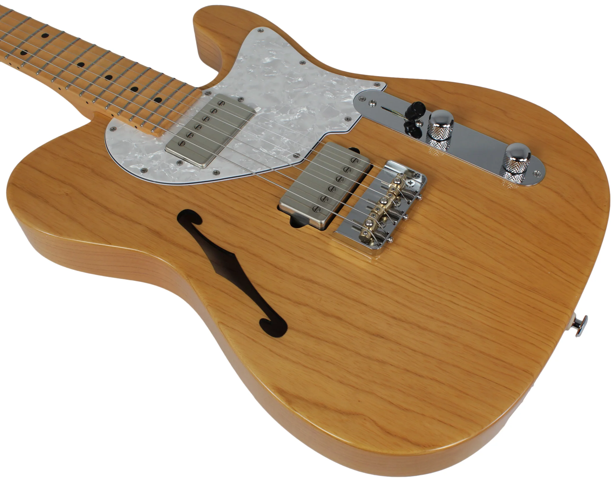 Suhr Alt T Pro Guitar, Maple, Vintage Natural, Thornbuckers - Image 7
