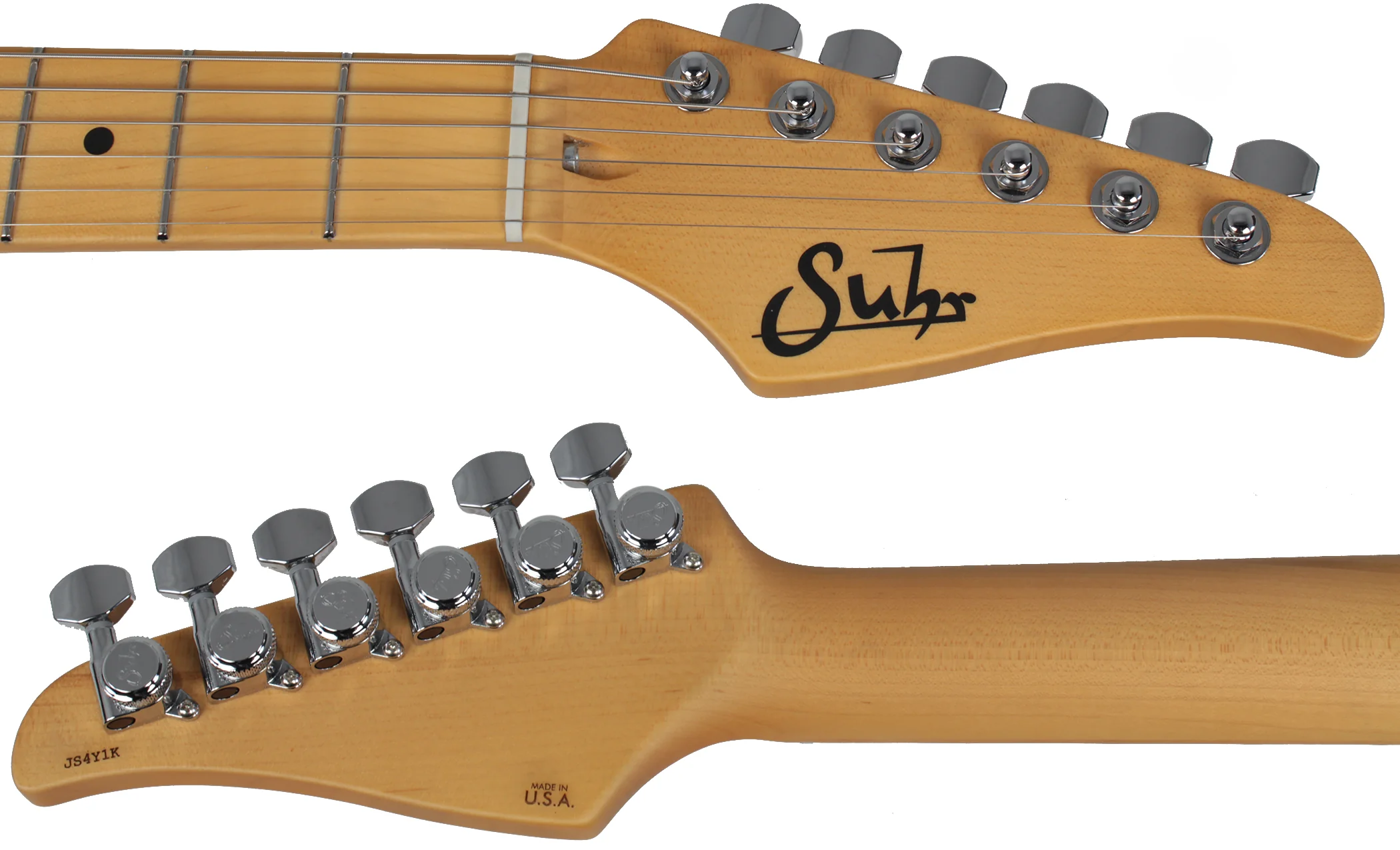 Suhr Alt T Pro Guitar, Maple, Vintage Natural, Thornbuckers - Image 8