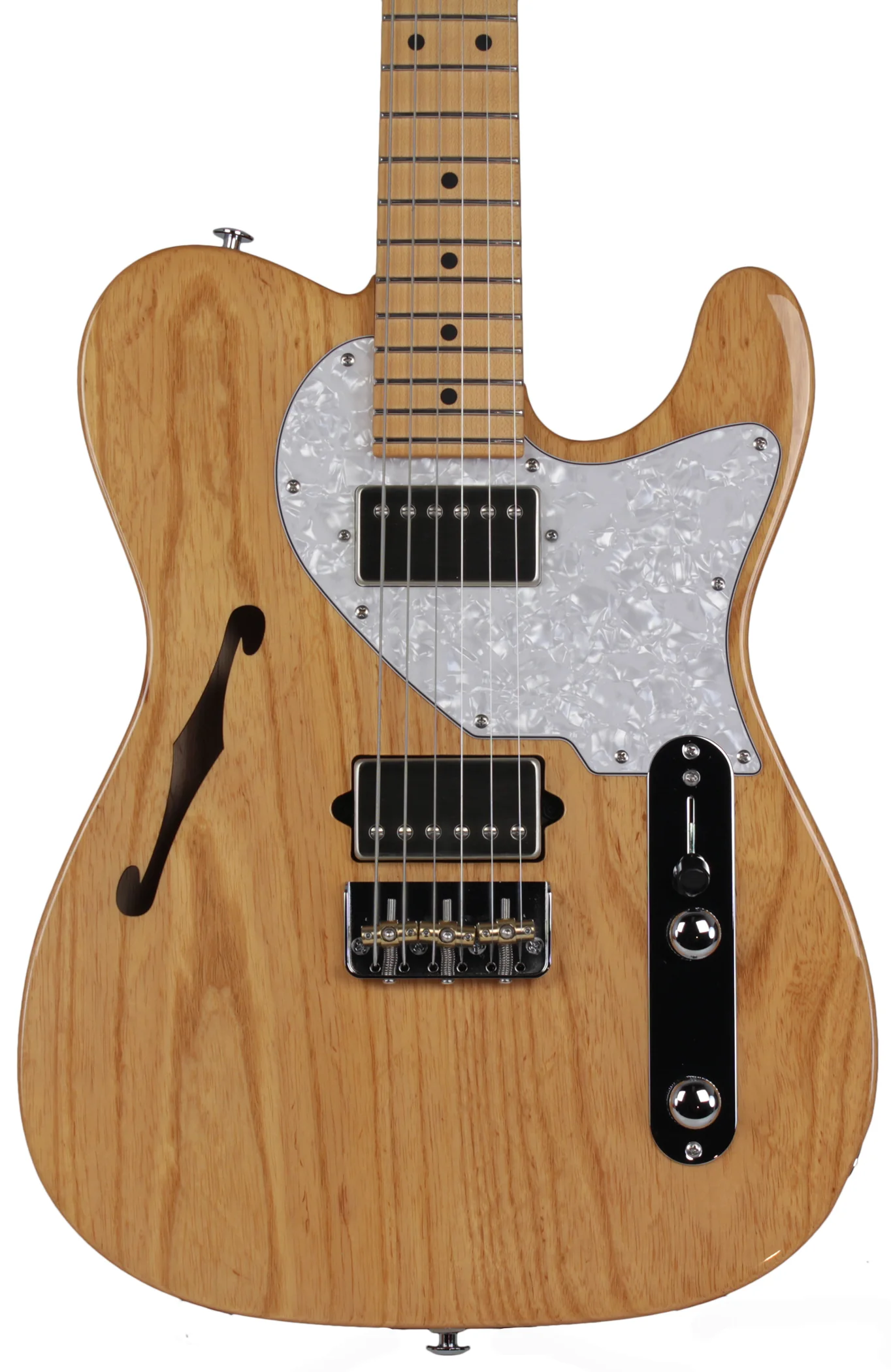 Suhr Alt T Pro Guitar - Maple. Vintage Natural, Thornbuckers - Image 2