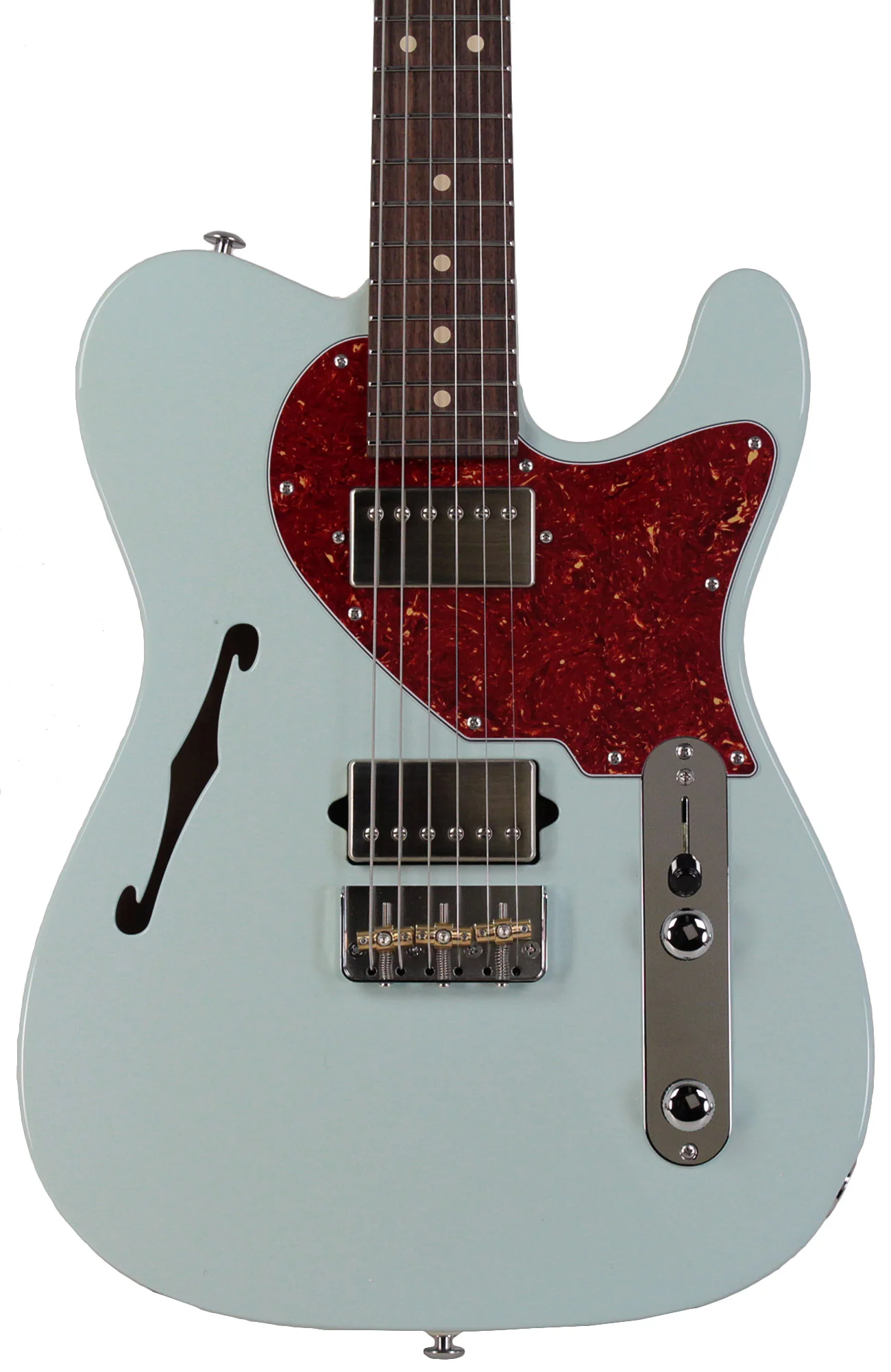 Suhr Alt T Guitar, Sonic Blue, Rosewood - Image 5