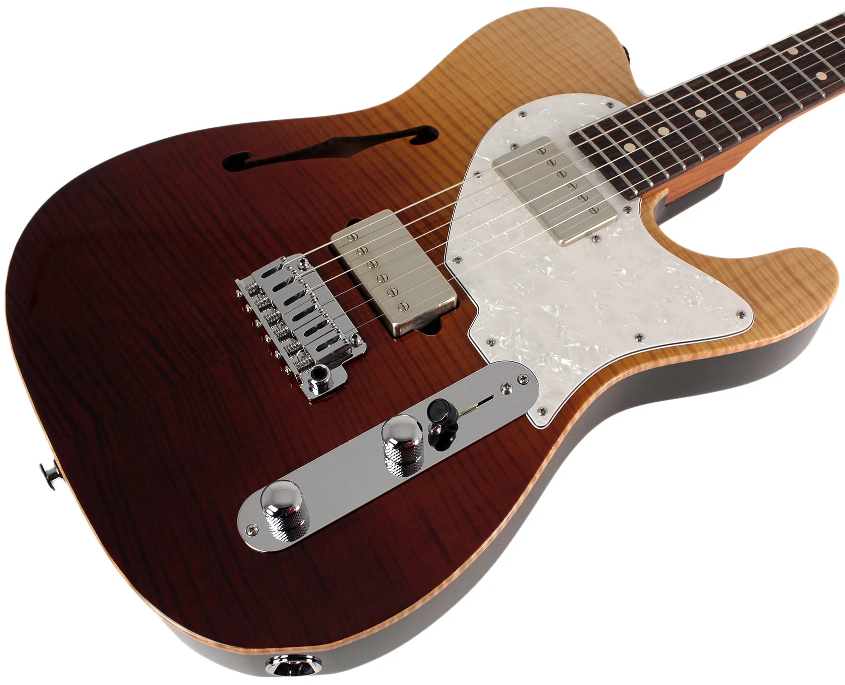 Suhr Alt T Select Guitar, Rosewood, Desert Gradient - Image 2