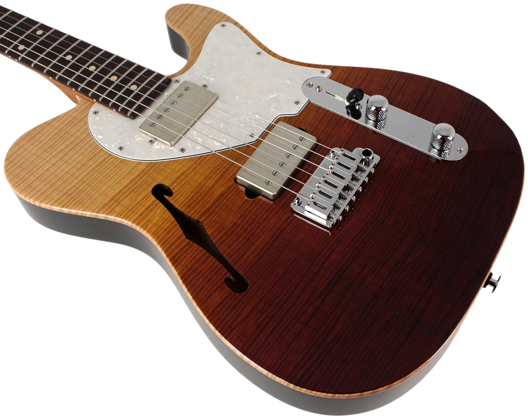 Suhr Alt T Select Guitar, Rosewood, Desert Gradient - Image 4
