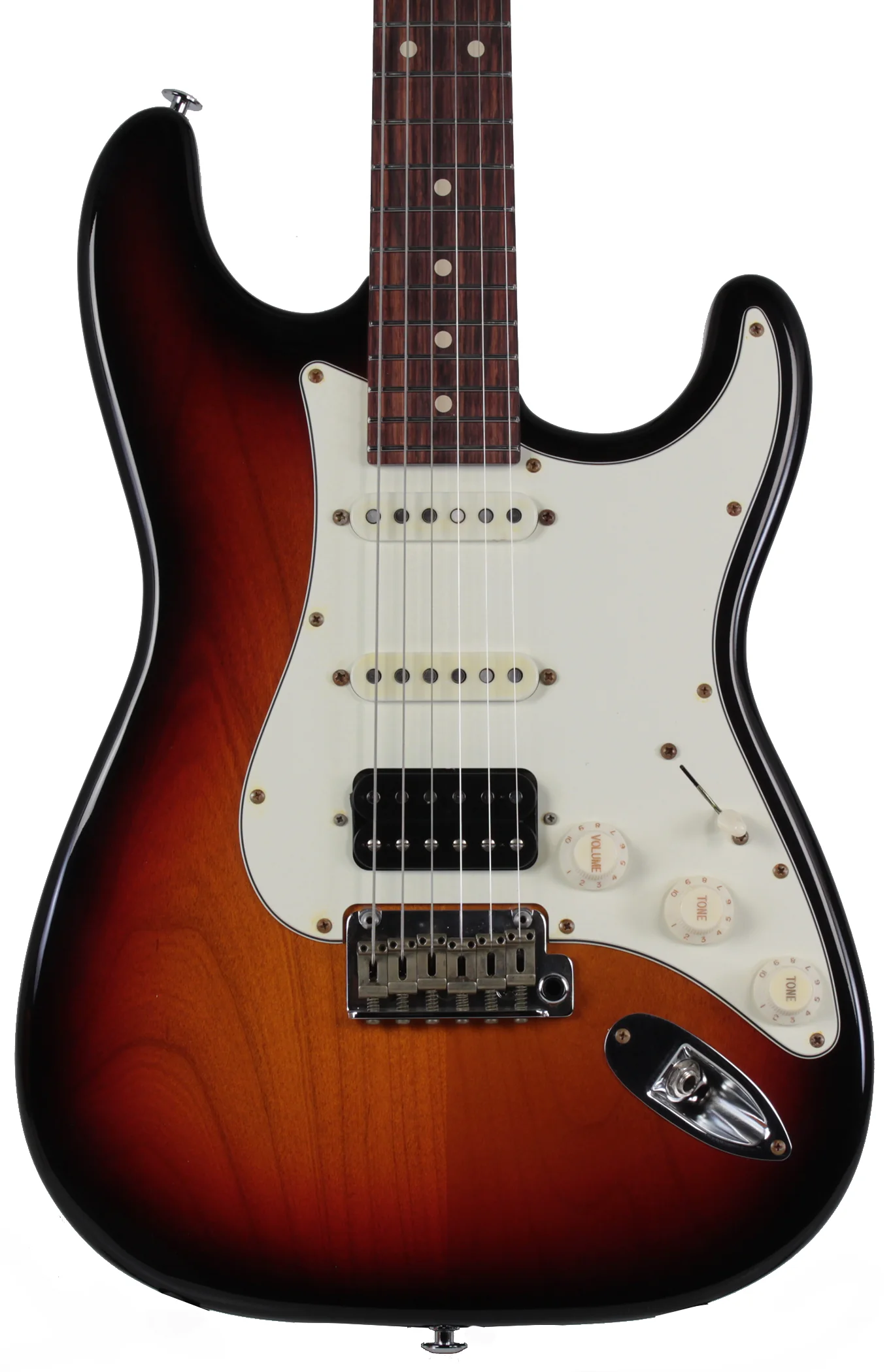 Suhr Classic Antique Guitar - 3 Tone Sunburst, Rosewood, HSS - Image 2