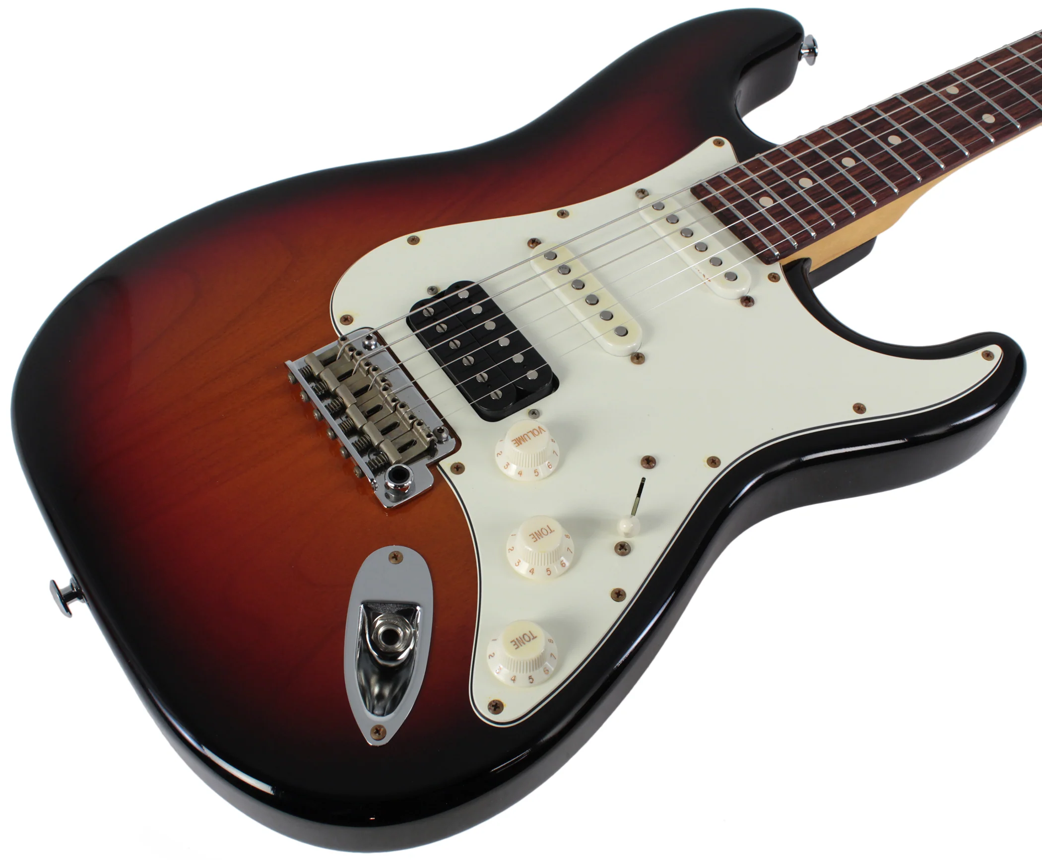 Suhr Classic Antique Guitar - 3 Tone Sunburst, Rosewood, HSS - Image 5