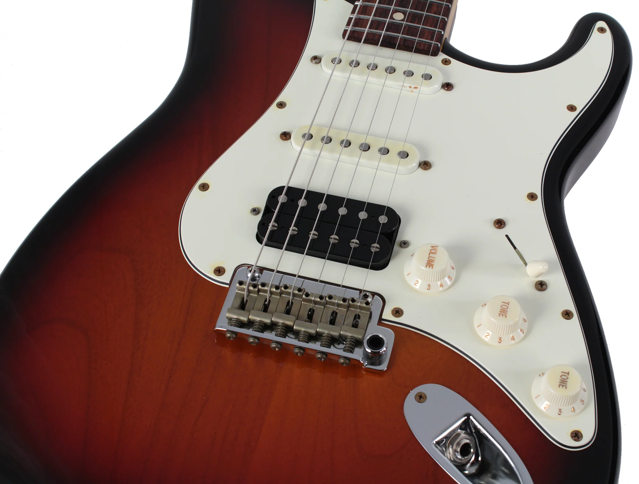 Suhr Classic Antique Guitar - 3 Tone Sunburst, Rosewood, HSS - Image 6