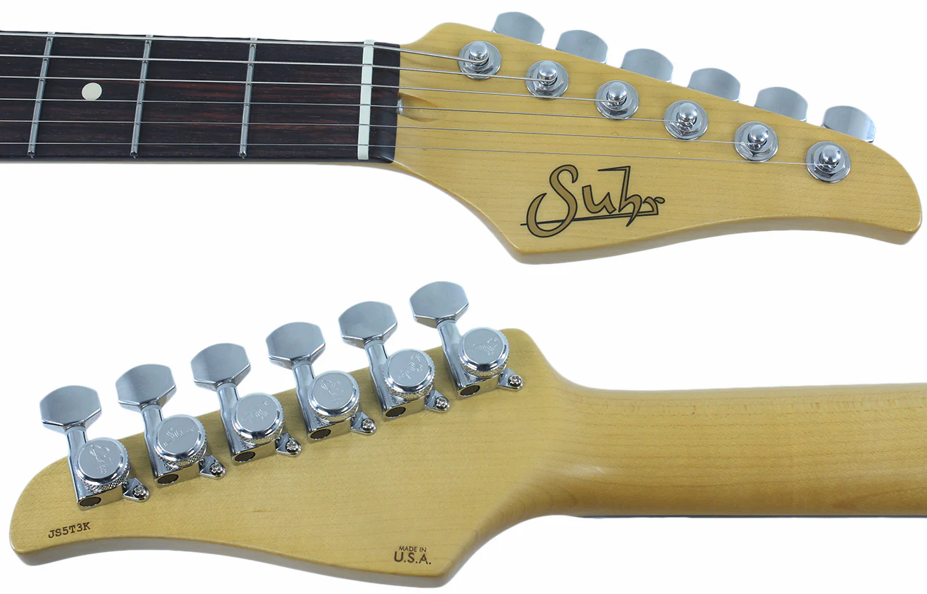 Suhr Classic Antique Guitar, Fiesta Red, Rosewood, HSS - Image 7