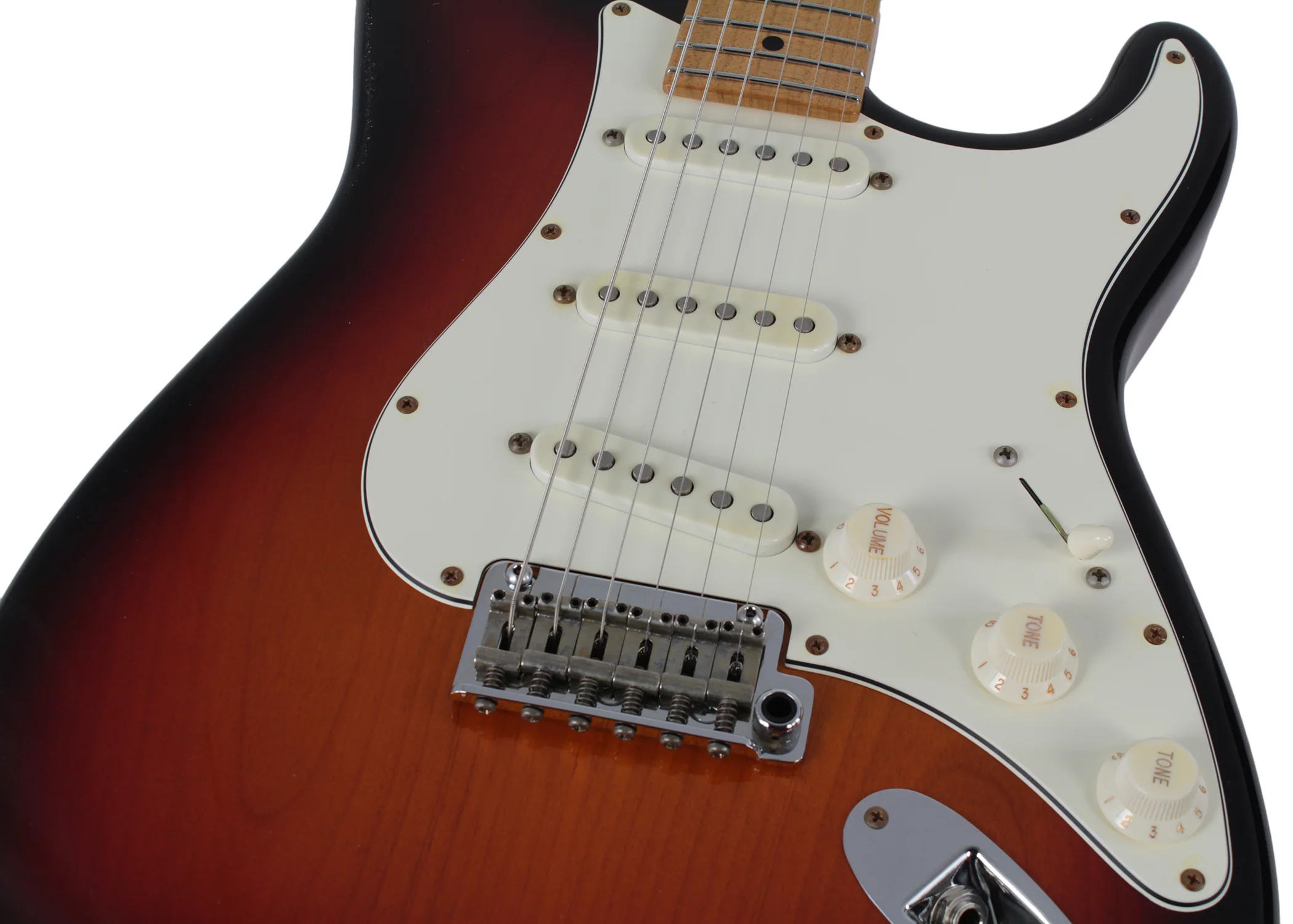 Suhr Classic Antique Guitar, 3 Tone Burst, Maple, SSS - Image 6