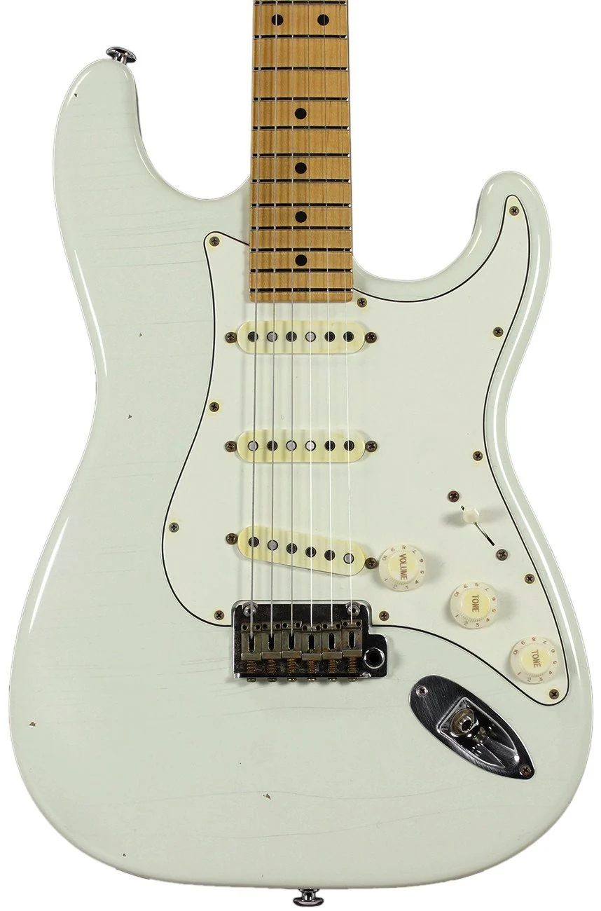Suhr Classic Antique Guitar, Olympic White, Maple, SSS - Image 2
