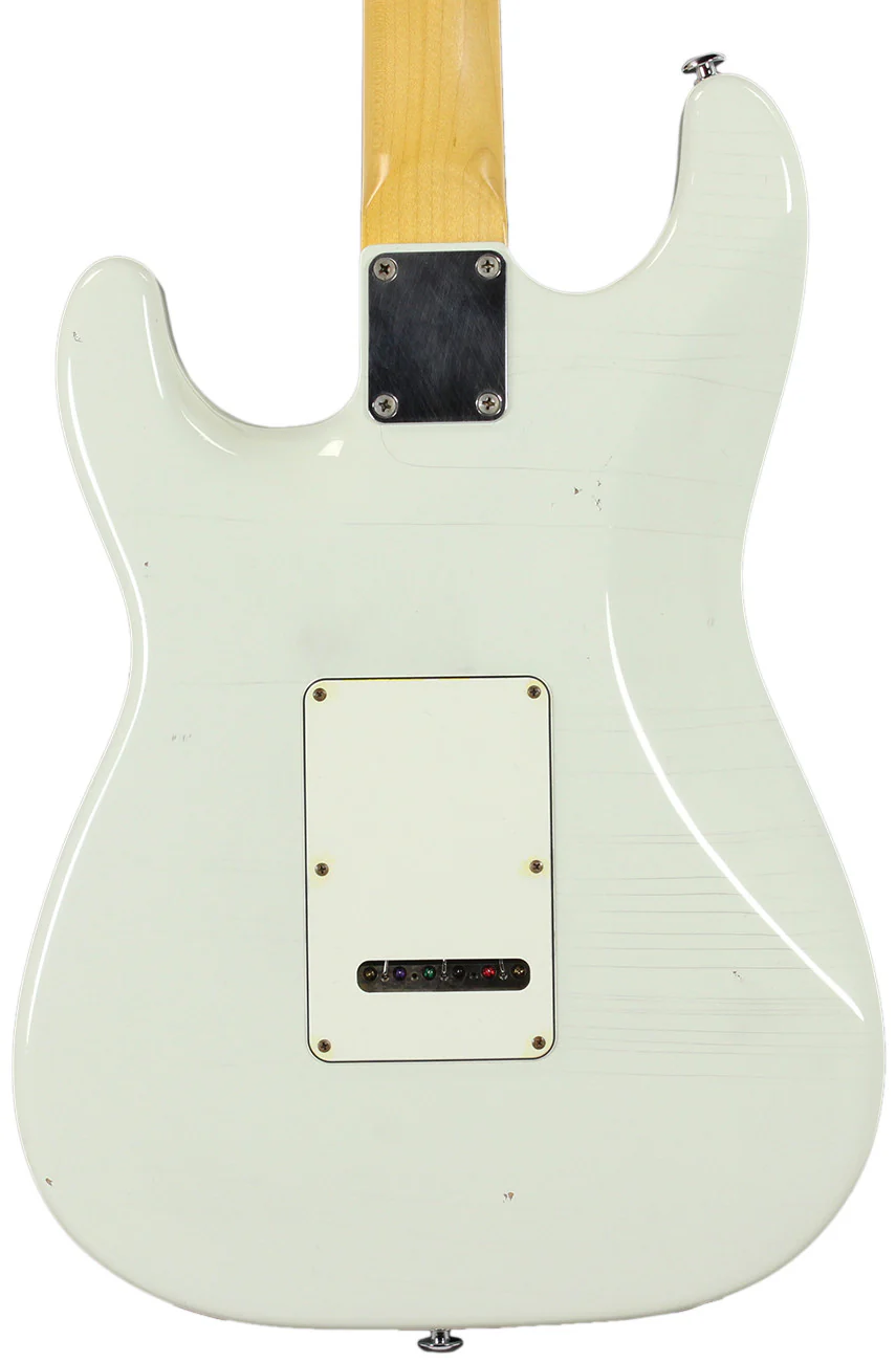 Suhr Classic Antique Guitar, Olympic White, Maple, SSS - Image 3