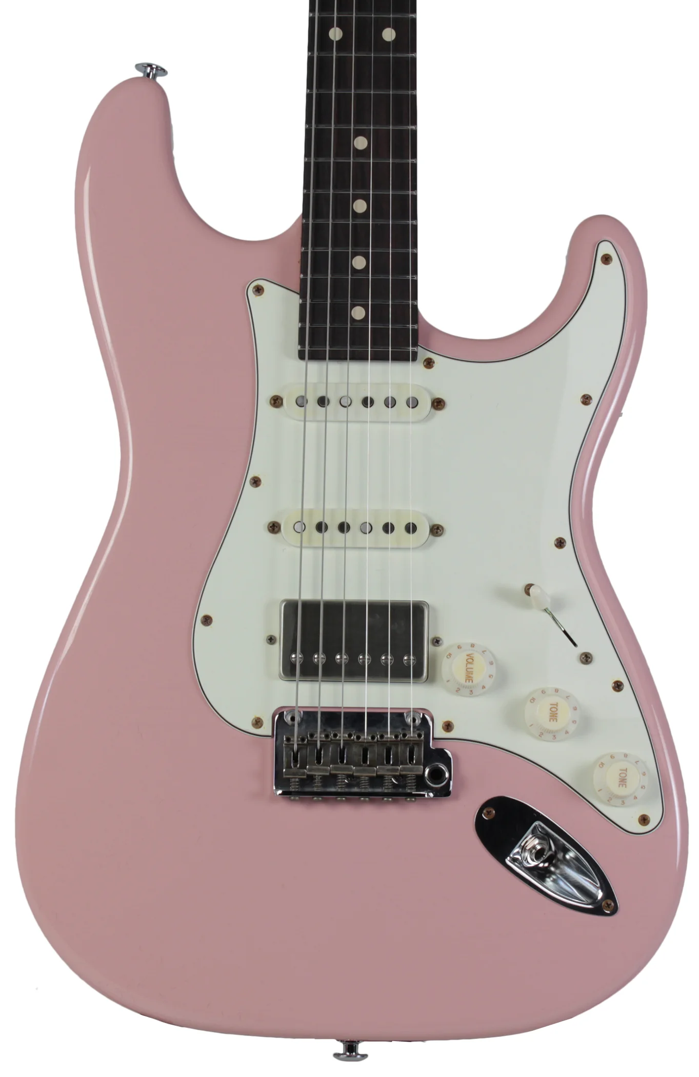 Suhr Custom Classic Antique Guitar, Shell Pink, HSS - Image 3
