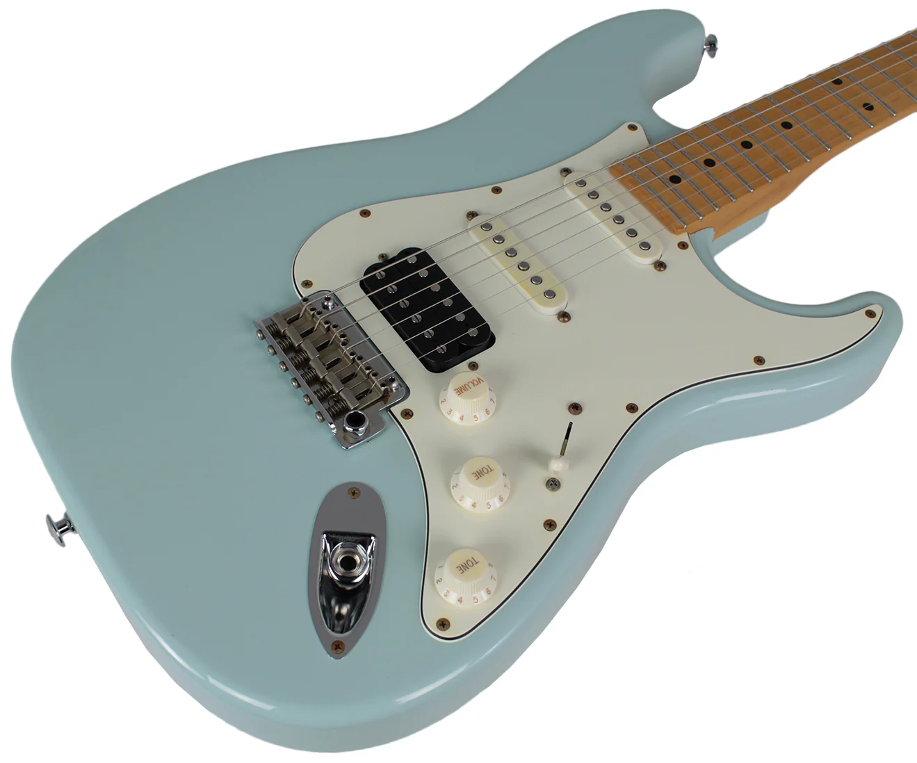Suhr Classic Antique Guitar, Sonic Blue, Maple, HSS - Image 5