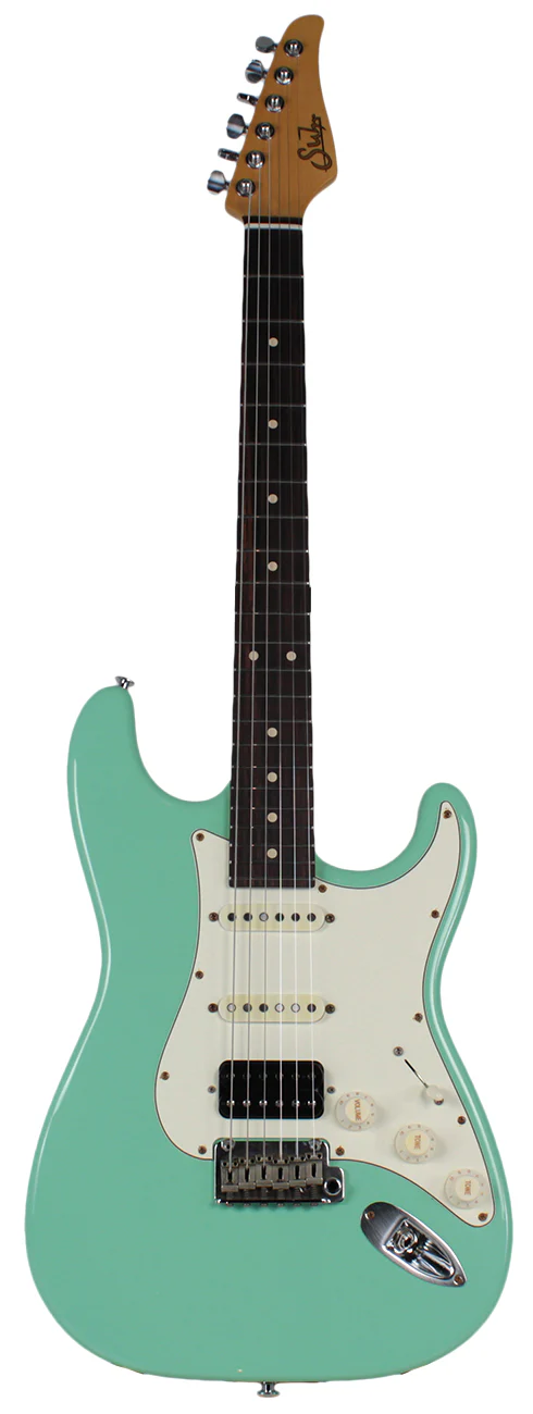 Suhr Classic Antique Guitar, Surf Green, Rosewood, HSS