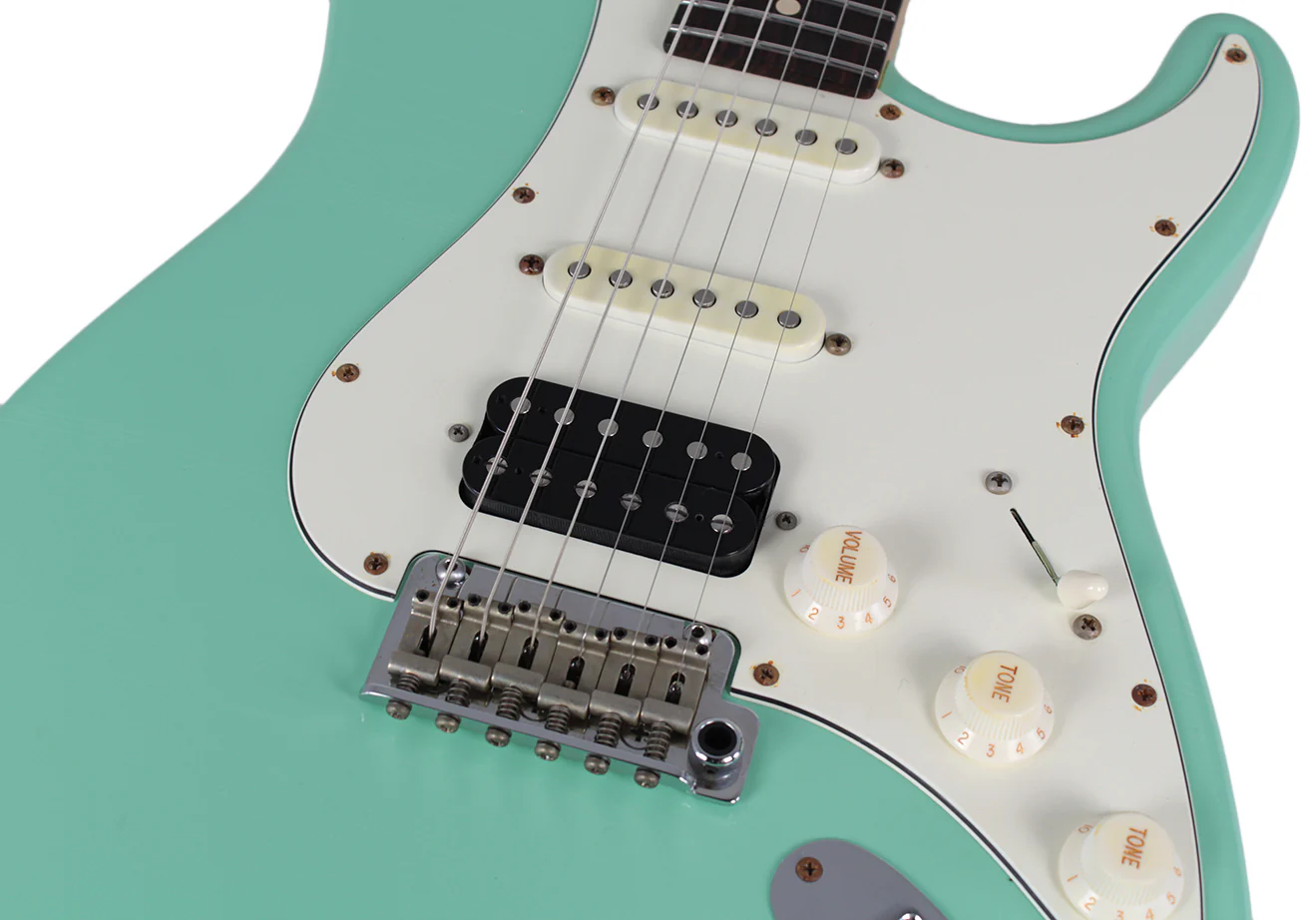 Suhr Classic Antique Guitar, Surf Green, Rosewood, HSS - Image 6