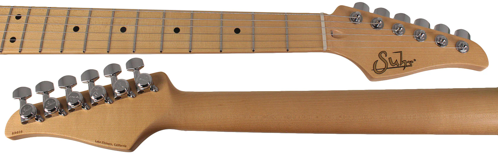 Suhr Classic S Antique Guitar, Surf Green, Maple, HSS - Image 9