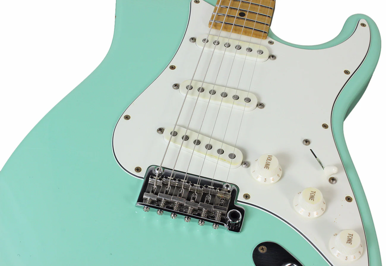 Suhr Classic Antique Guitar, Surf Green, Maple, SSS - Image 7