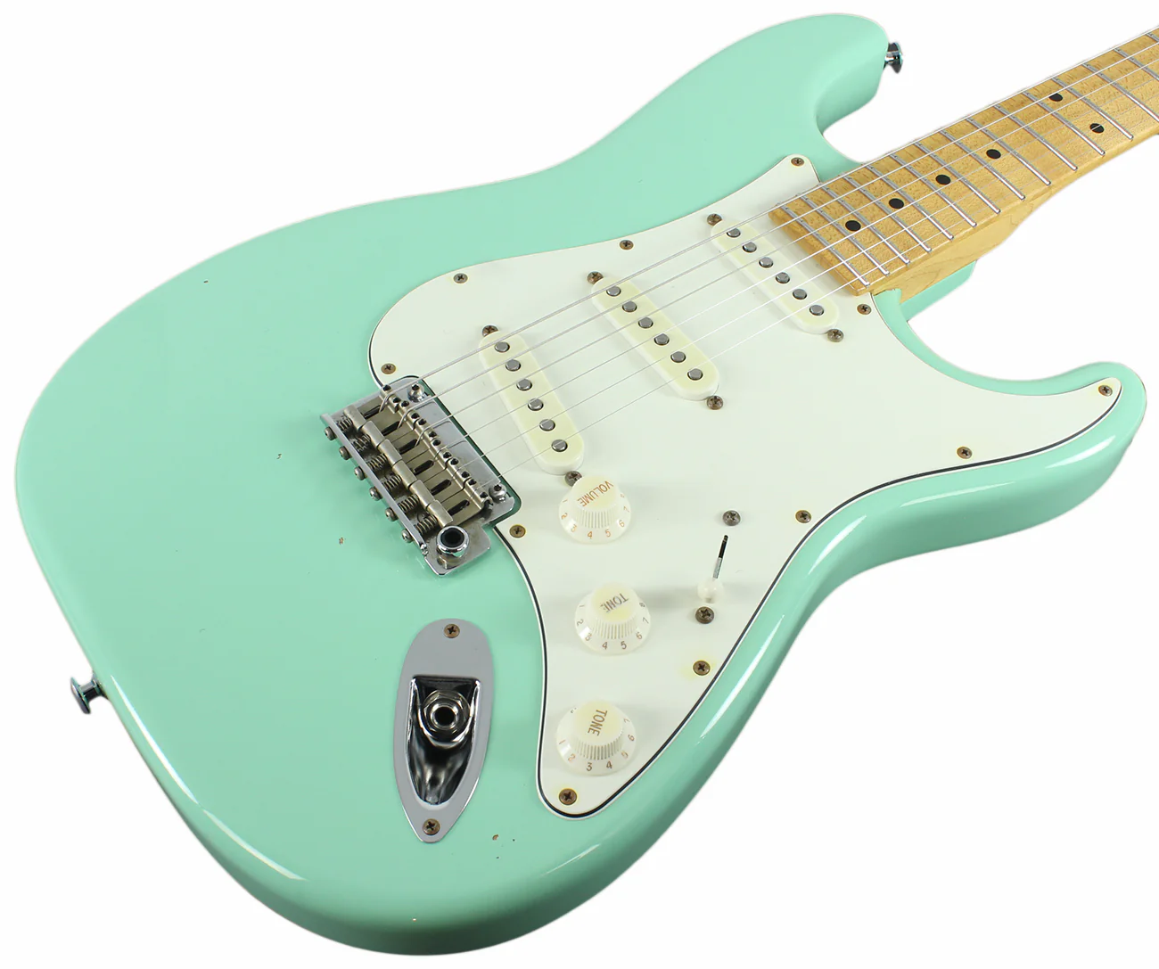 Suhr Classic Antique Guitar, Surf Green, Maple, SSS - Image 5