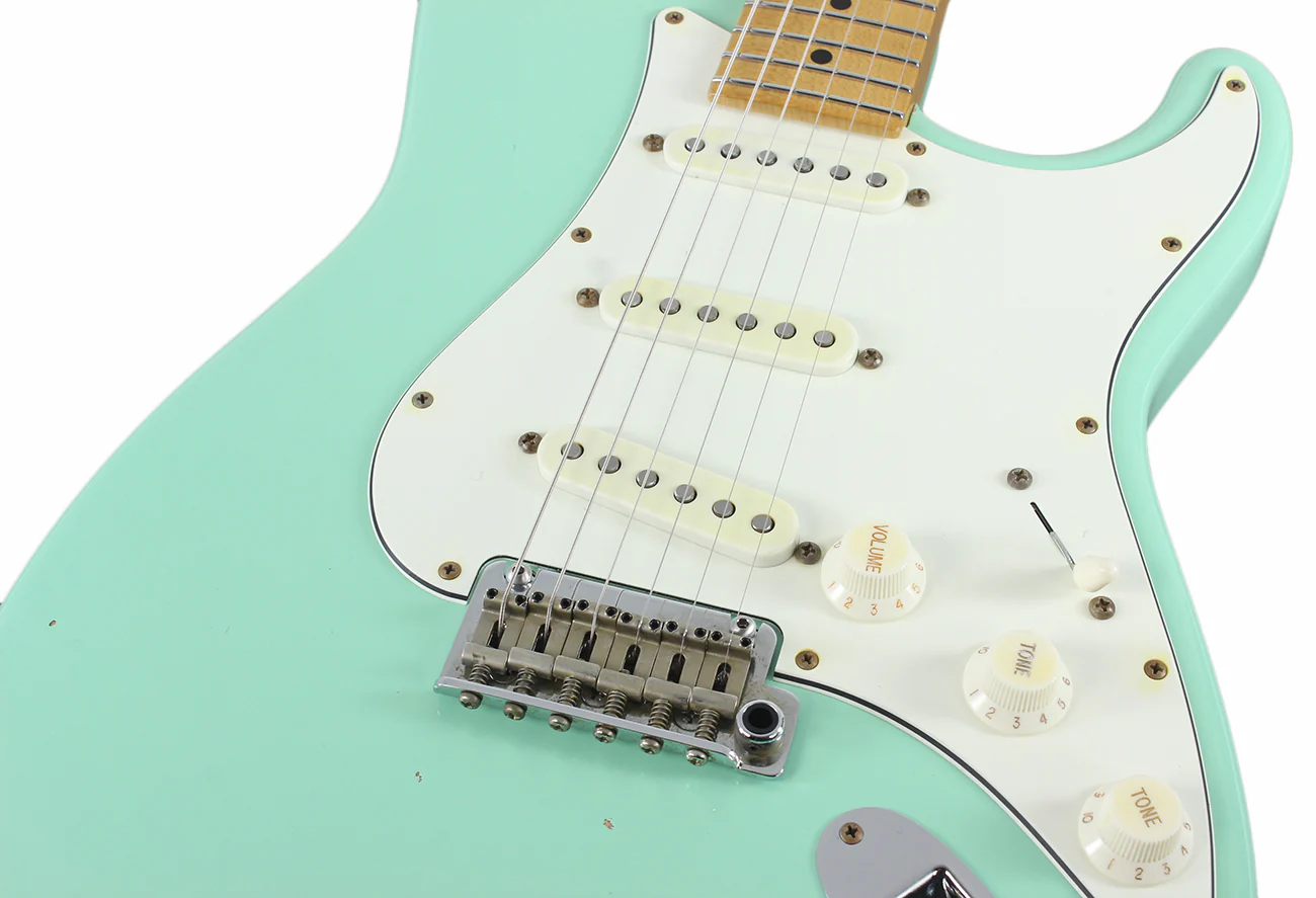 Suhr Classic Antique Guitar, Surf Green, Maple, SSS - Image 7