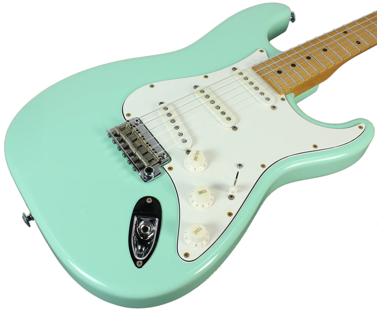 Suhr Classic Antique Guitar, Surf Green, Maple, SSS - Image 5