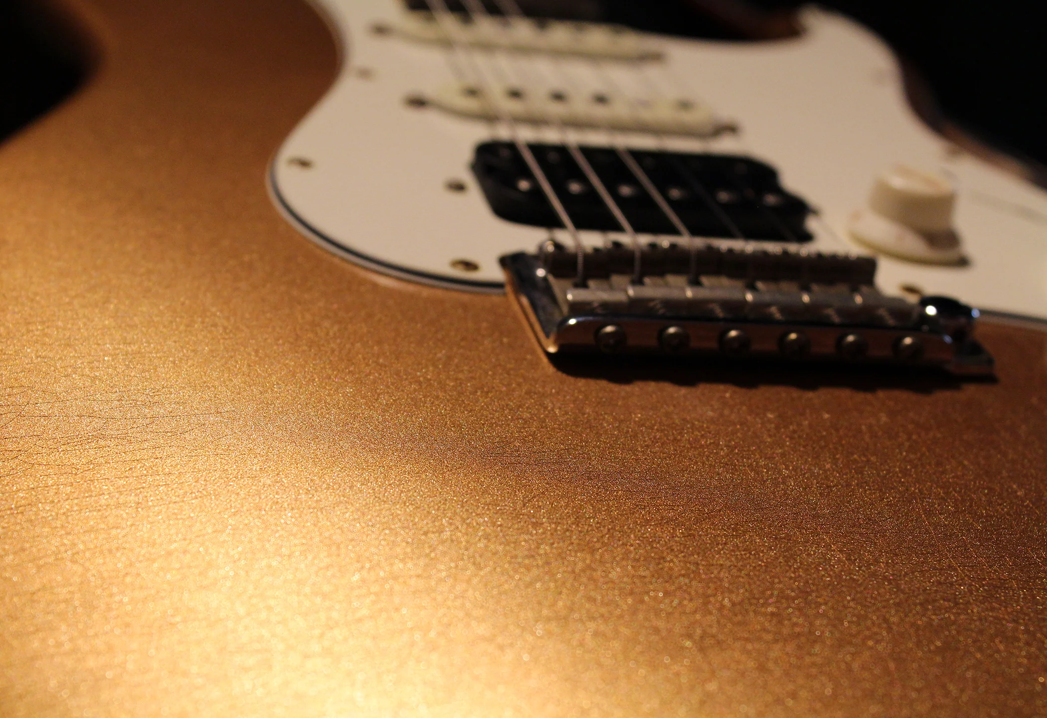Suhr Classic Antique Pro Limited HSS Guitar - Firemist Gold Metallic - Image 11