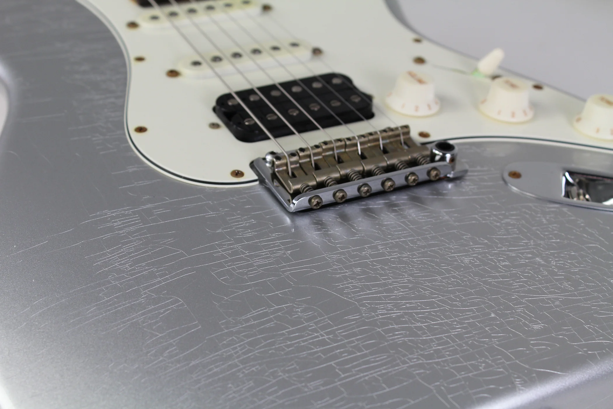Suhr Classic Antique Pro Limited HSS Guitar - Firemist Silver Metallic - Image 10