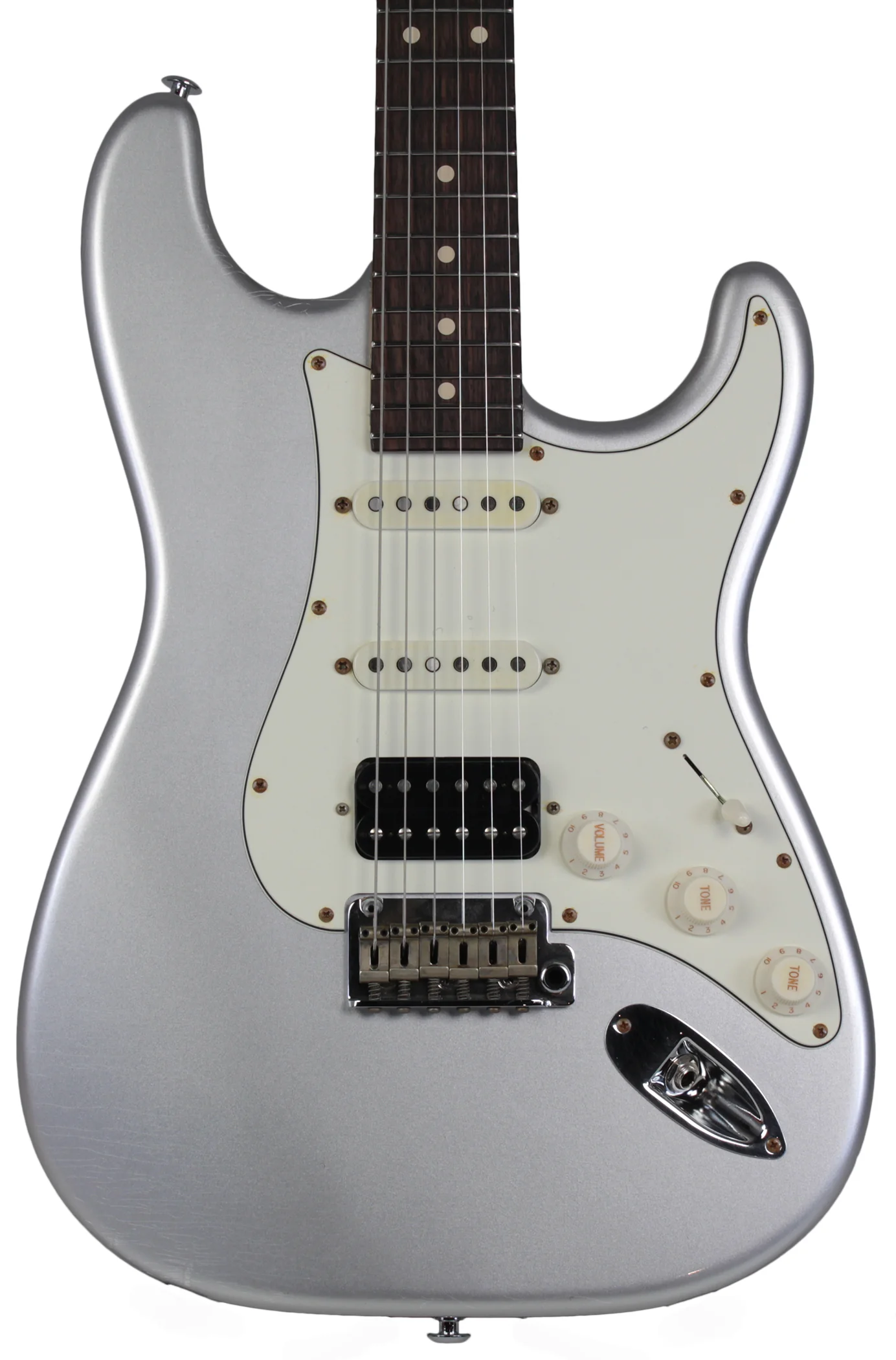 Suhr Classic Antique Pro Limited HSS Guitar - Firemist Silver Metallic - Image 2