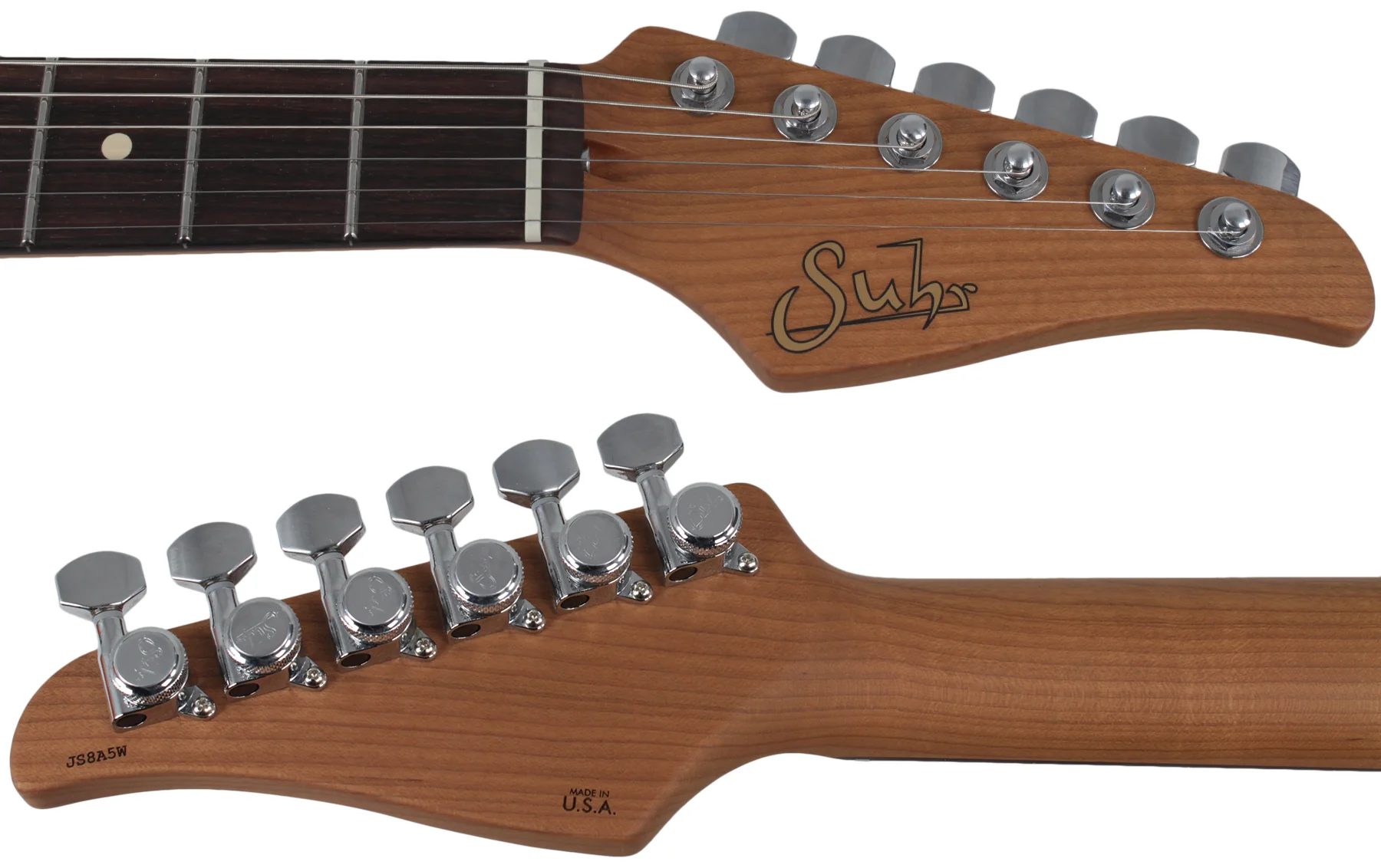 Suhr Classic Antique Roasted Guitar - Burgundy Mist, Rosewood, HSS - Image 8