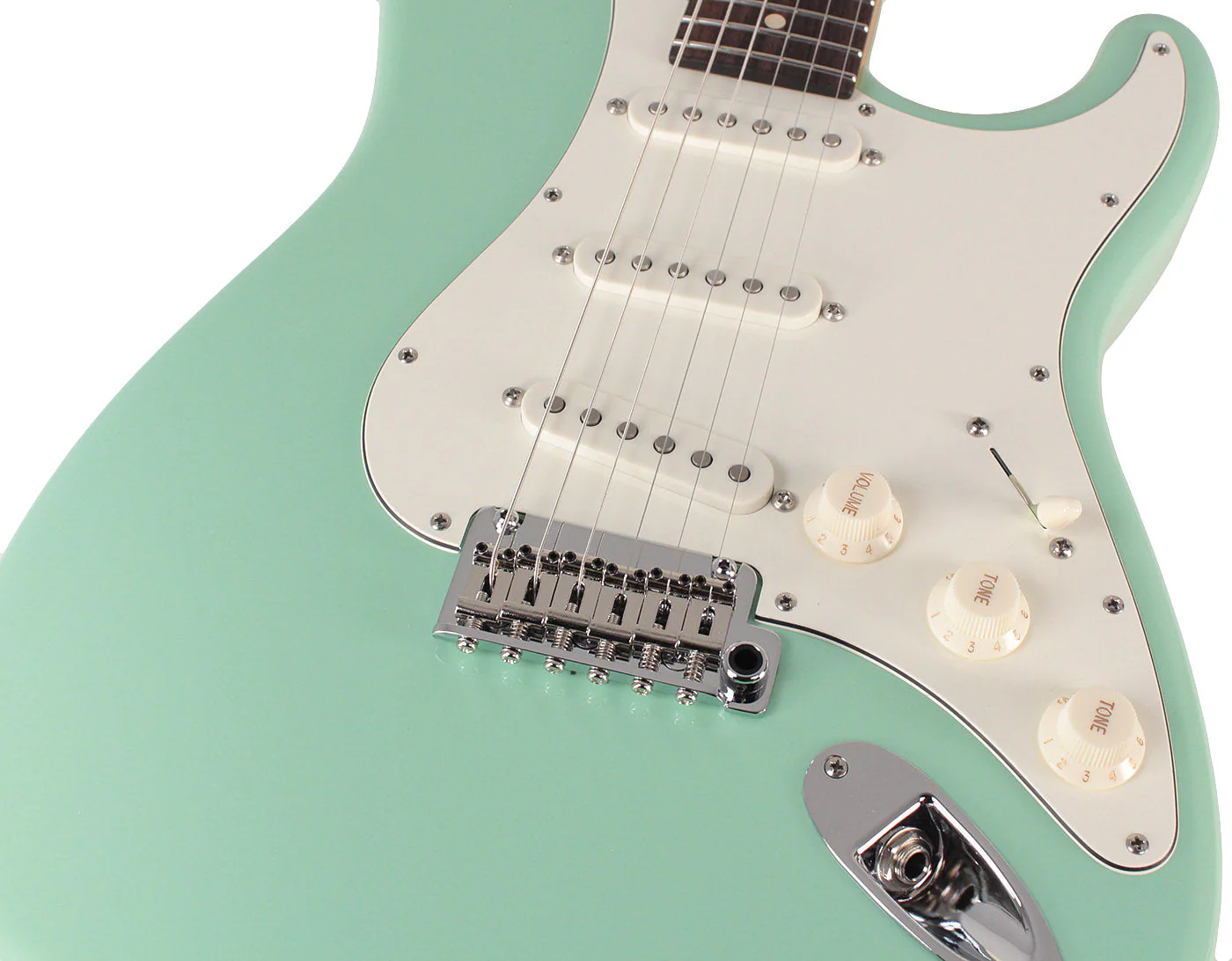 Suhr Classic S Antique Guitar, Surf Green, Rosewood - Image 3
