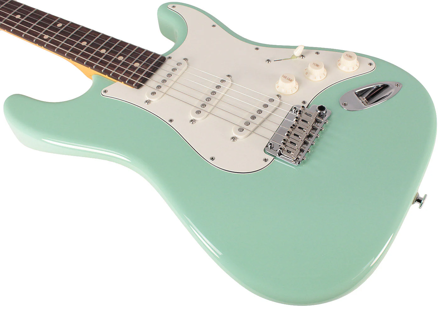 Suhr Classic S Antique Guitar, Surf Green, Rosewood - Image 4