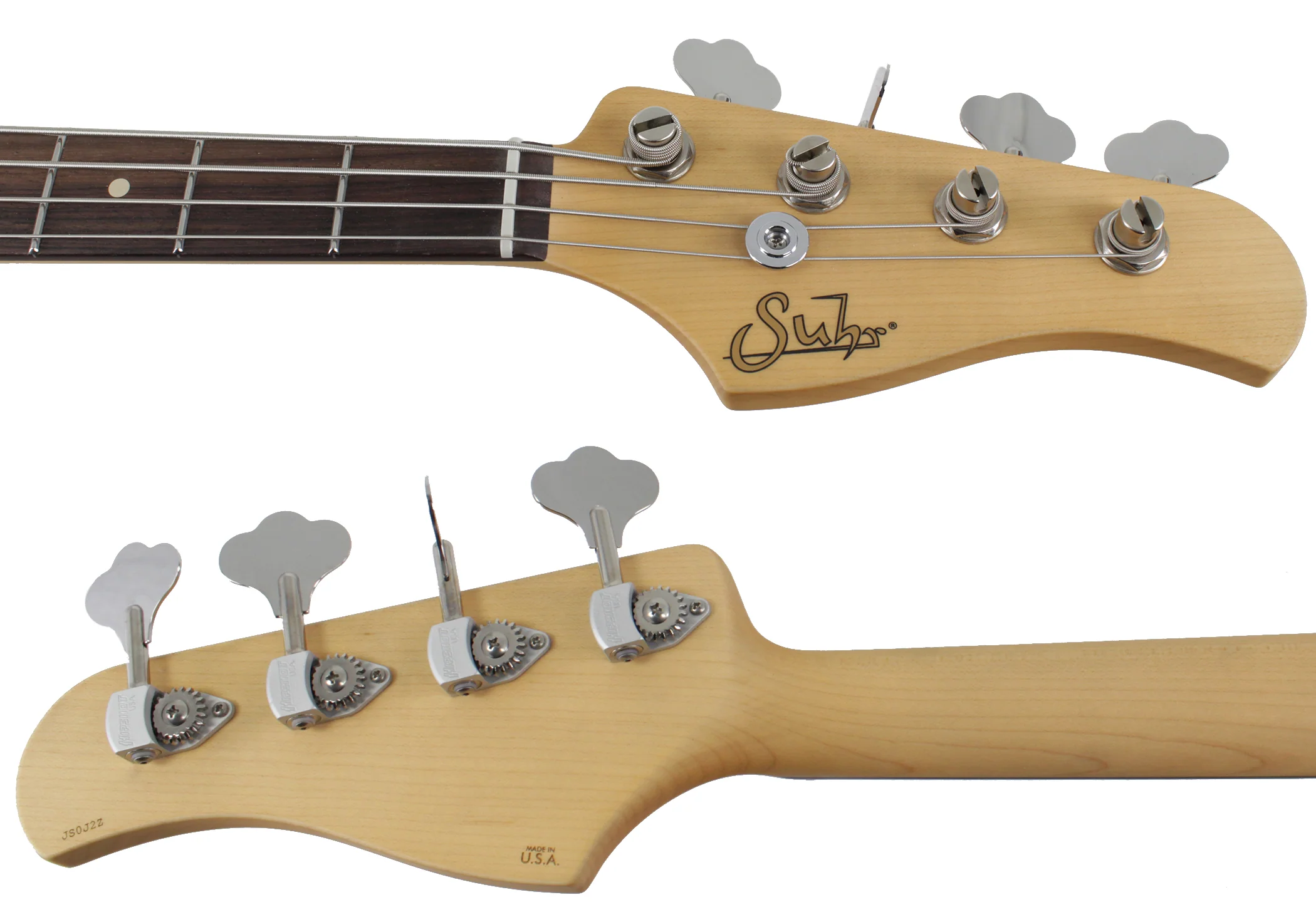 Suhr Classic J Bass Guitar, Olympic White - Image 8
