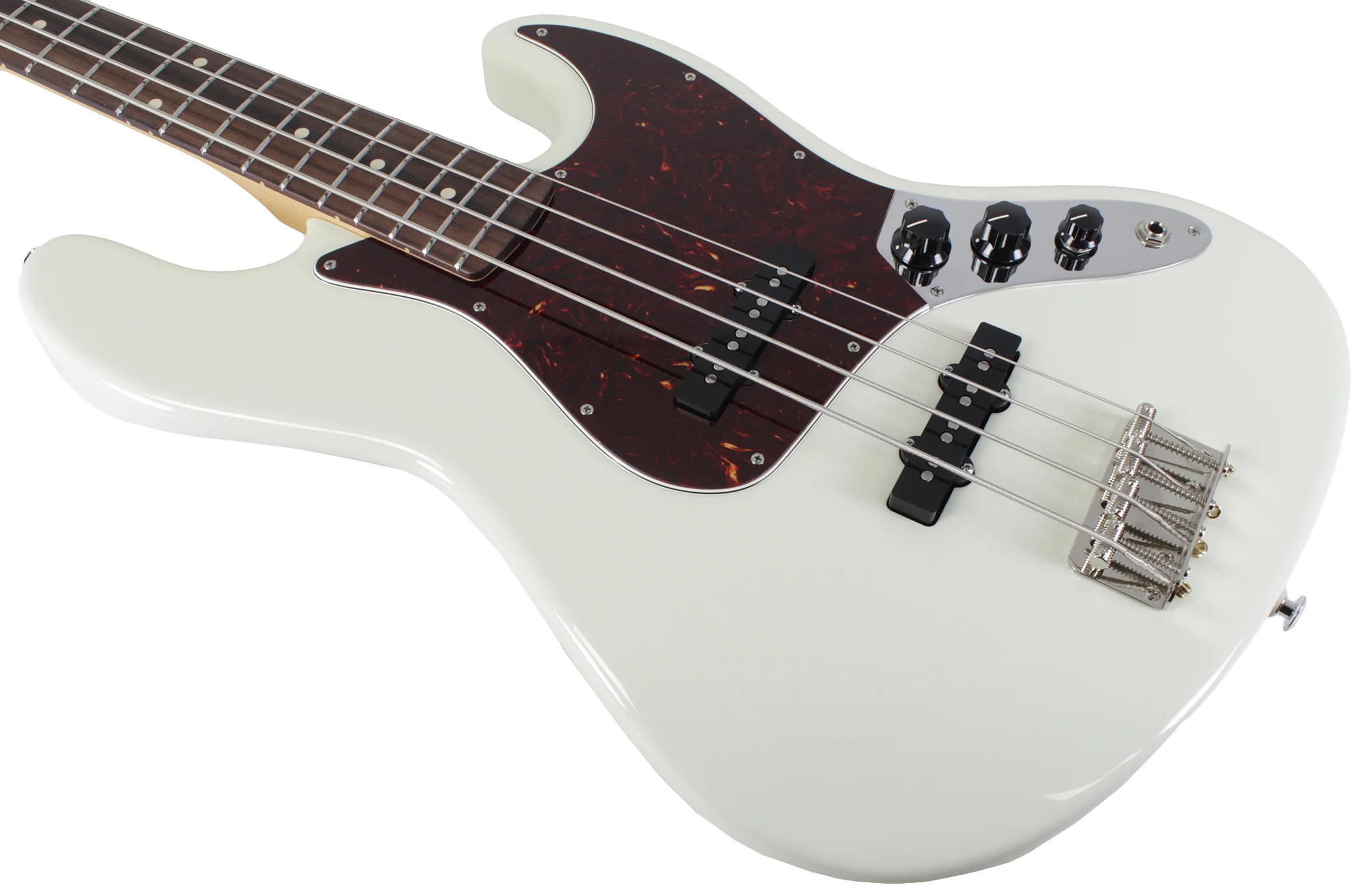 Suhr Classic J Bass Guitar, Olympic White - Image 4