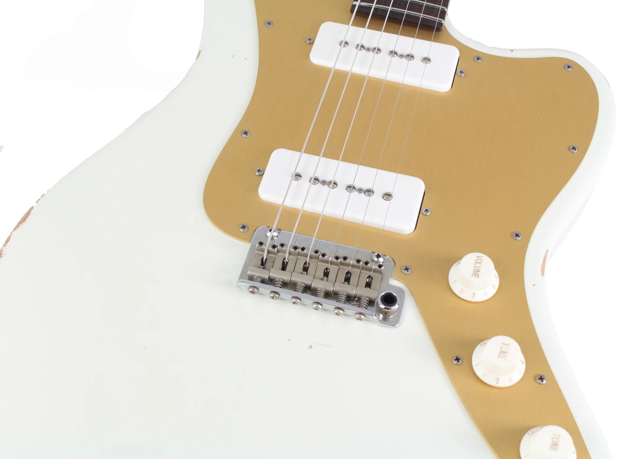 Suhr Classic JM Antique Guitar - White SS, 510 - Image 3