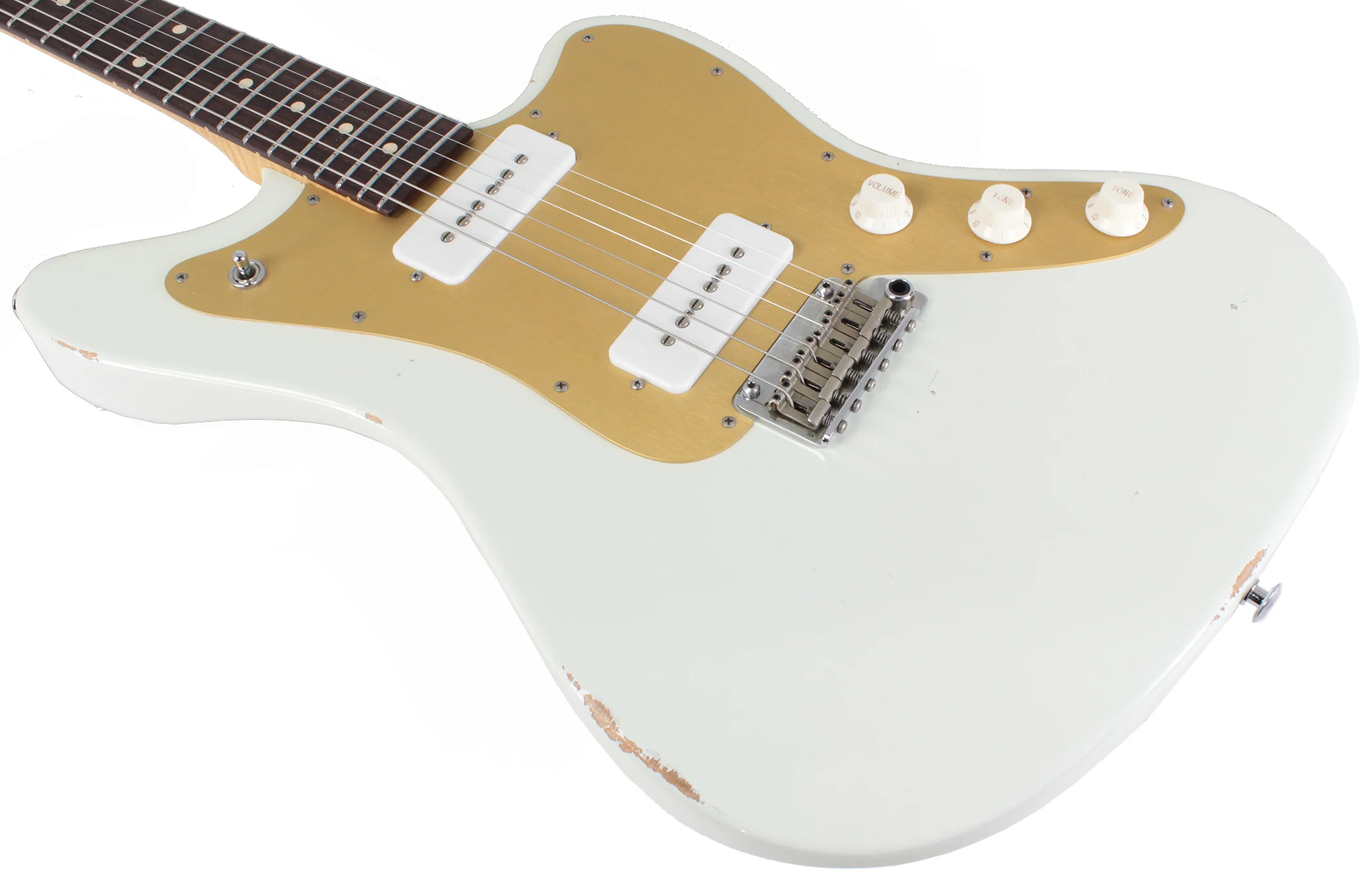 Suhr Classic JM Antique Guitar - White SS, 510 - Image 4