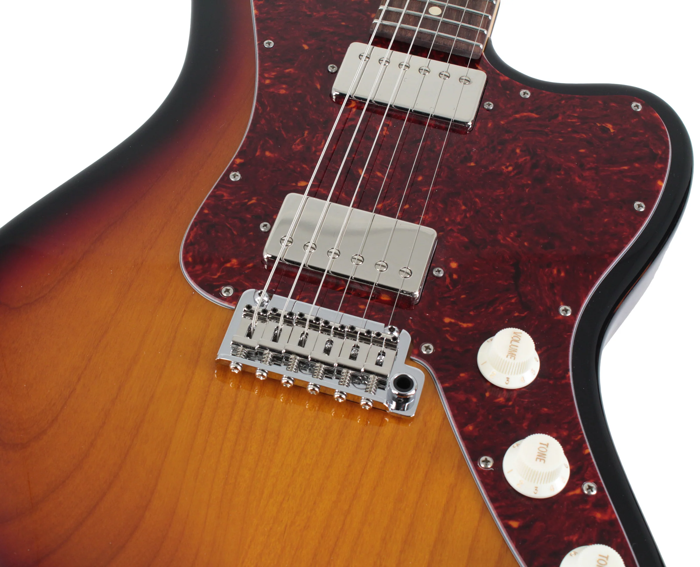 Suhr Classic JM Guitar, 3-Tone Sunburst, HH, 510 - Image 3