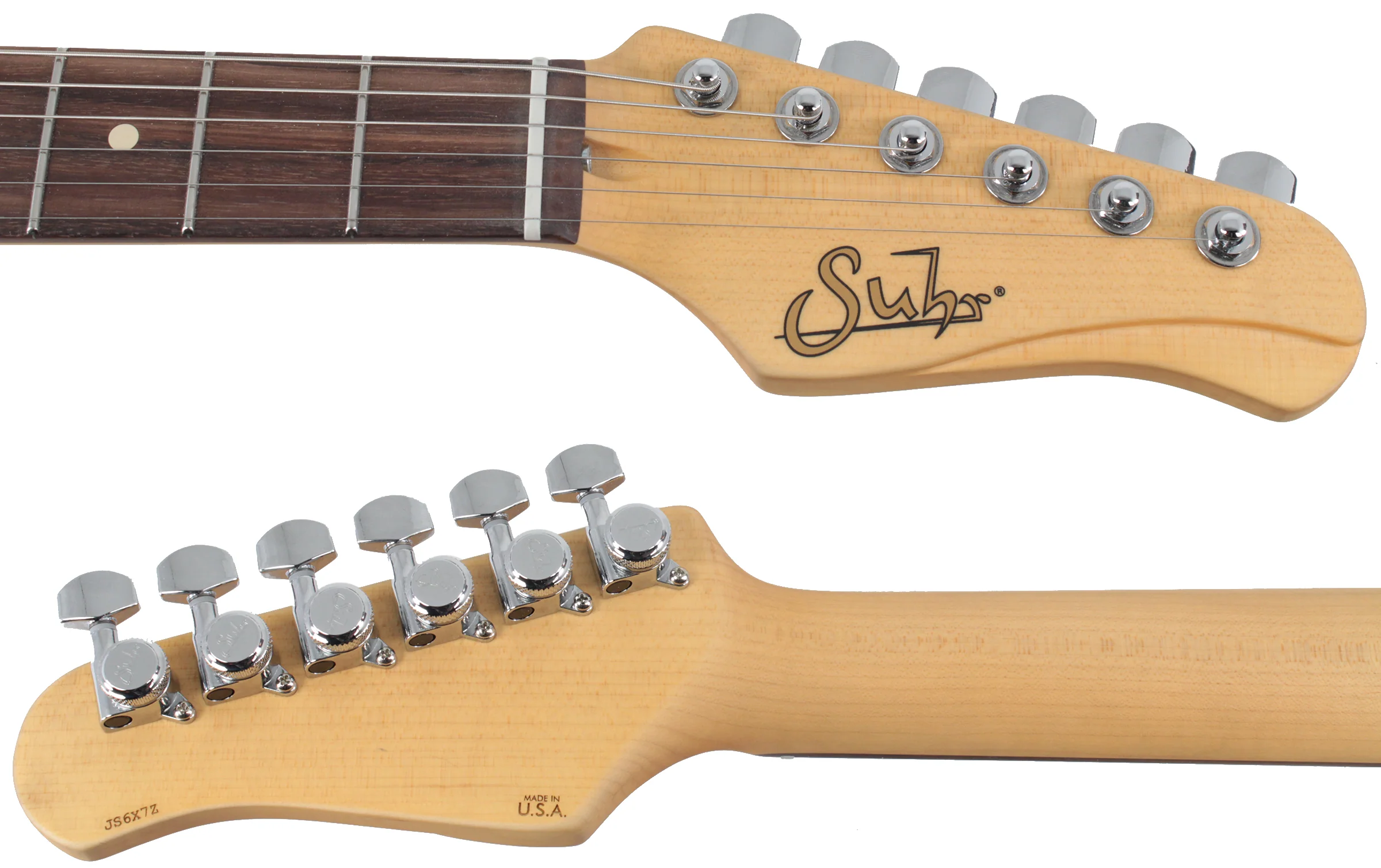 Suhr Classic JM Guitar, 3-Tone Sunburst, HH, 510 - Image 8